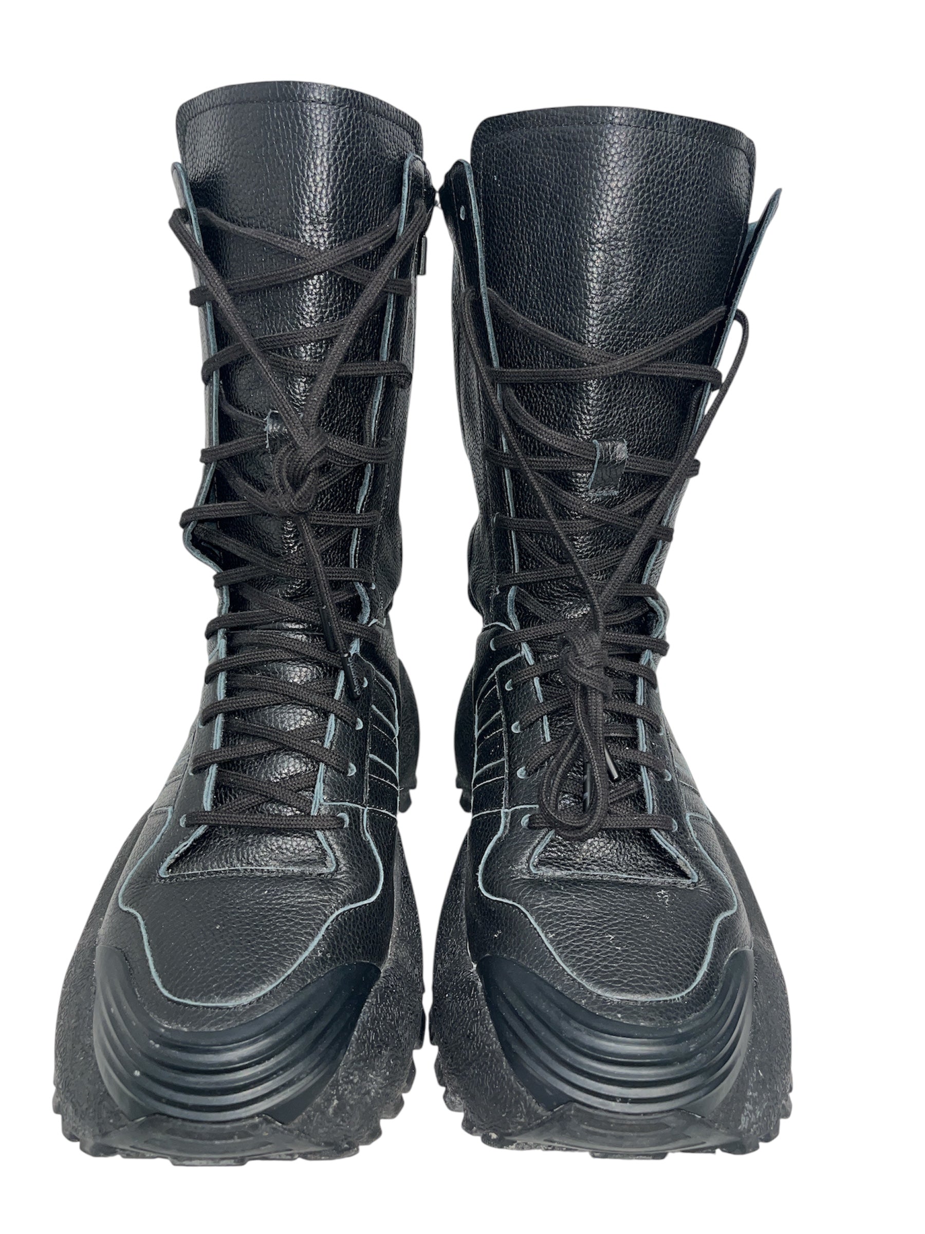 WILLY CHAVARRIA/adidas/Boots/US 9/Leather/BLK/FORUM COMBAT BOOT view 2
