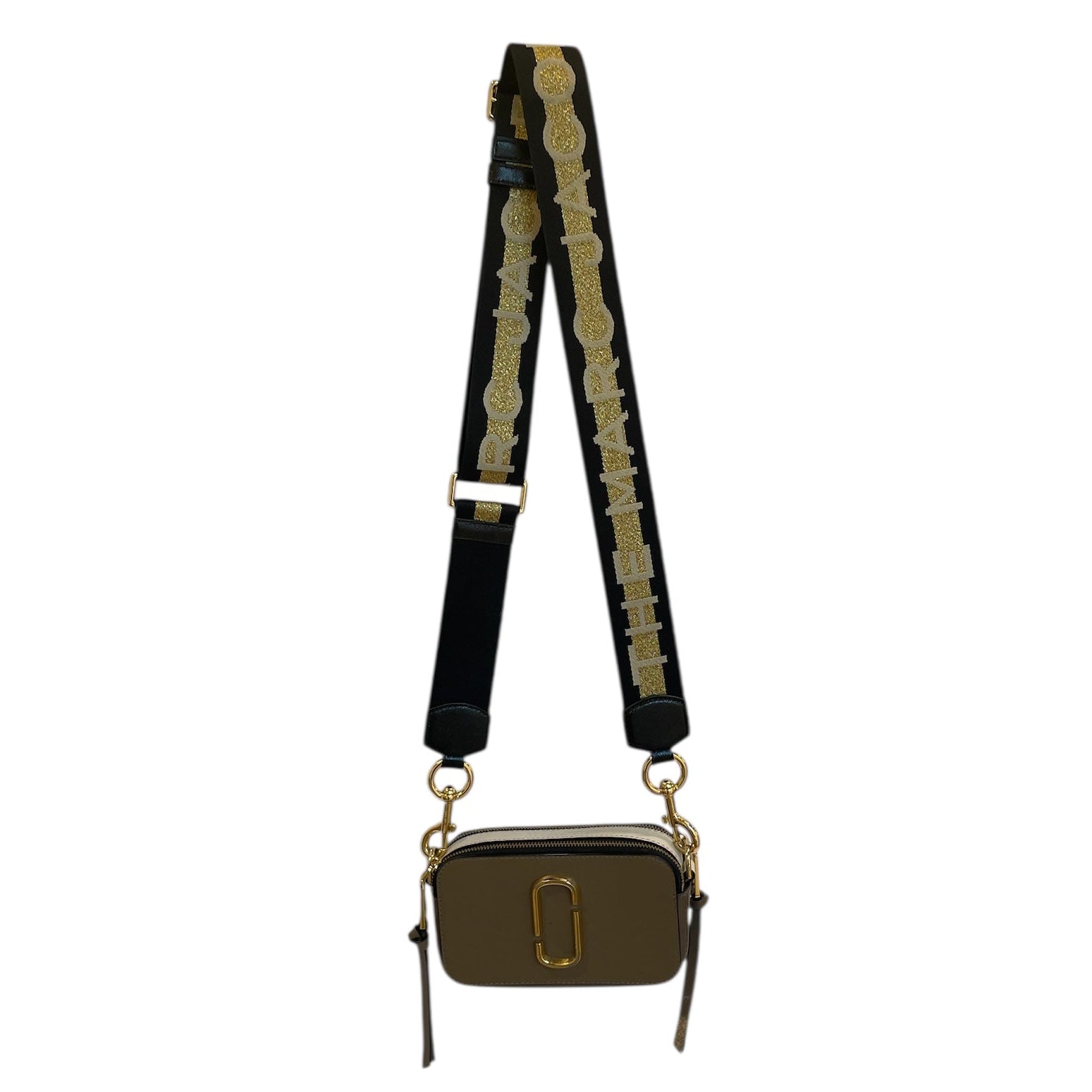 MARC JACOBS/Cross Body Bag/MLT/THESNAPSHOT/WHT/BRWN/GLD view 1