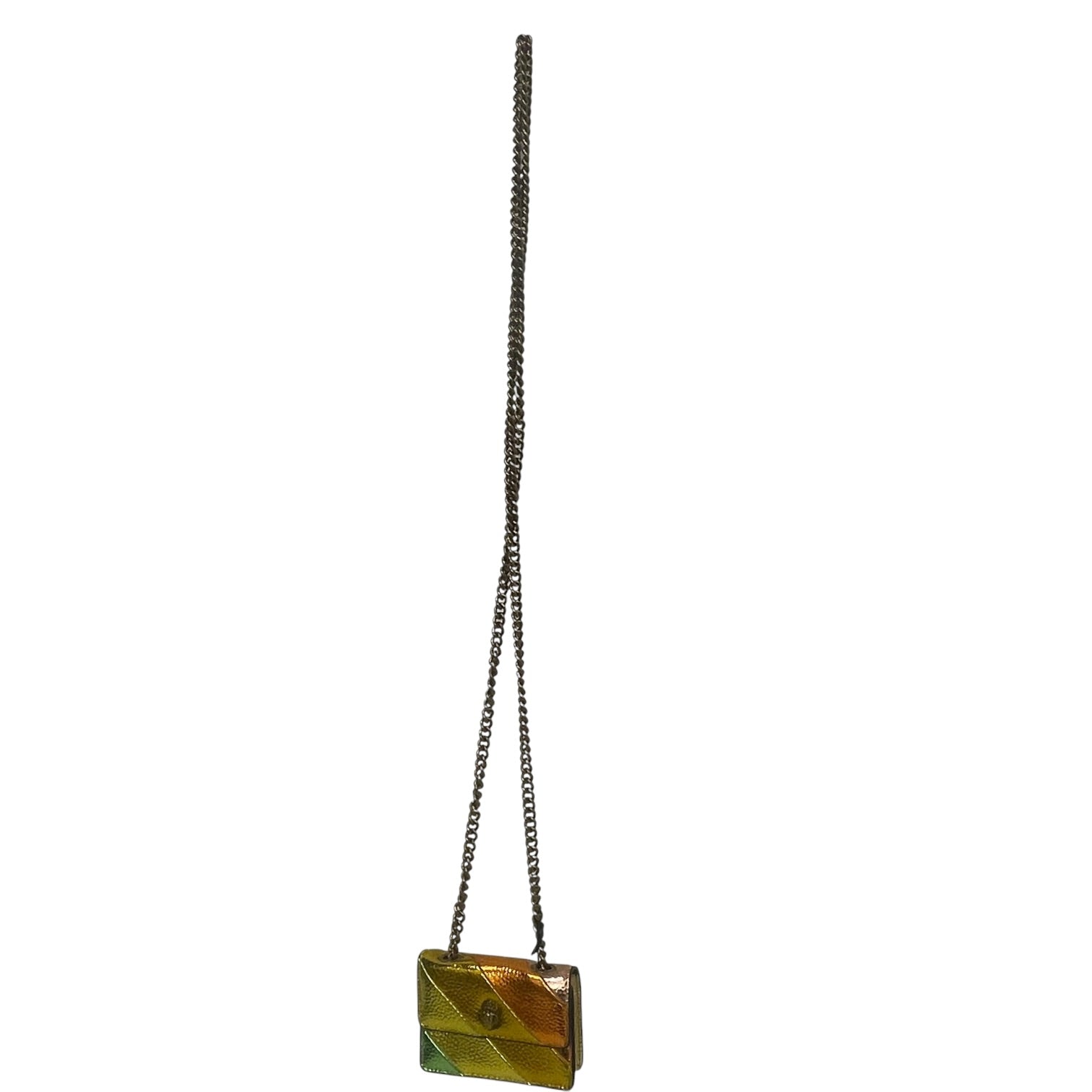 Kurt Geiger/Cross Body Bag/Stripe/Leather/MLT/micro kensington rainbow view 4