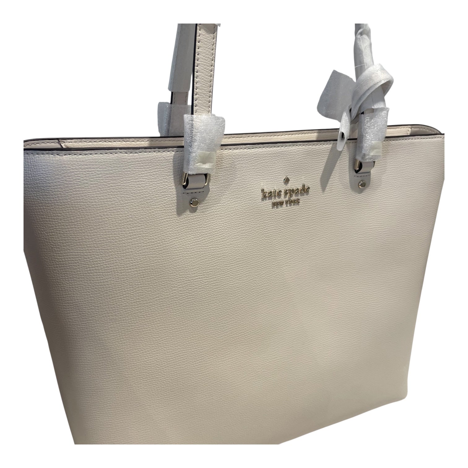 kate spade new york/Tote Bag/Leather/WHT/LARGE TOTE view 6