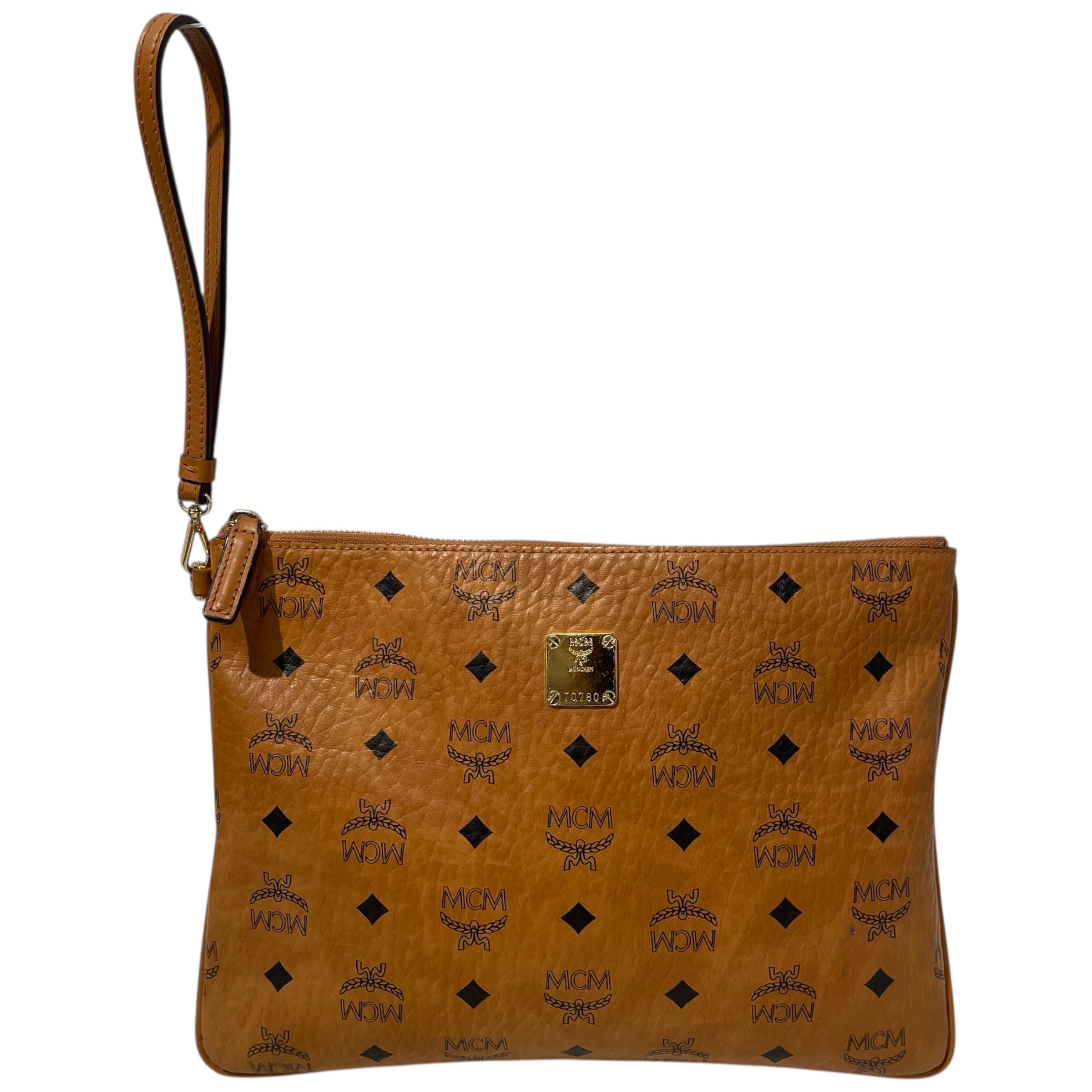 MCM/Clutch Bag/M/Monogram/Leather/BEG/T0780 view 1