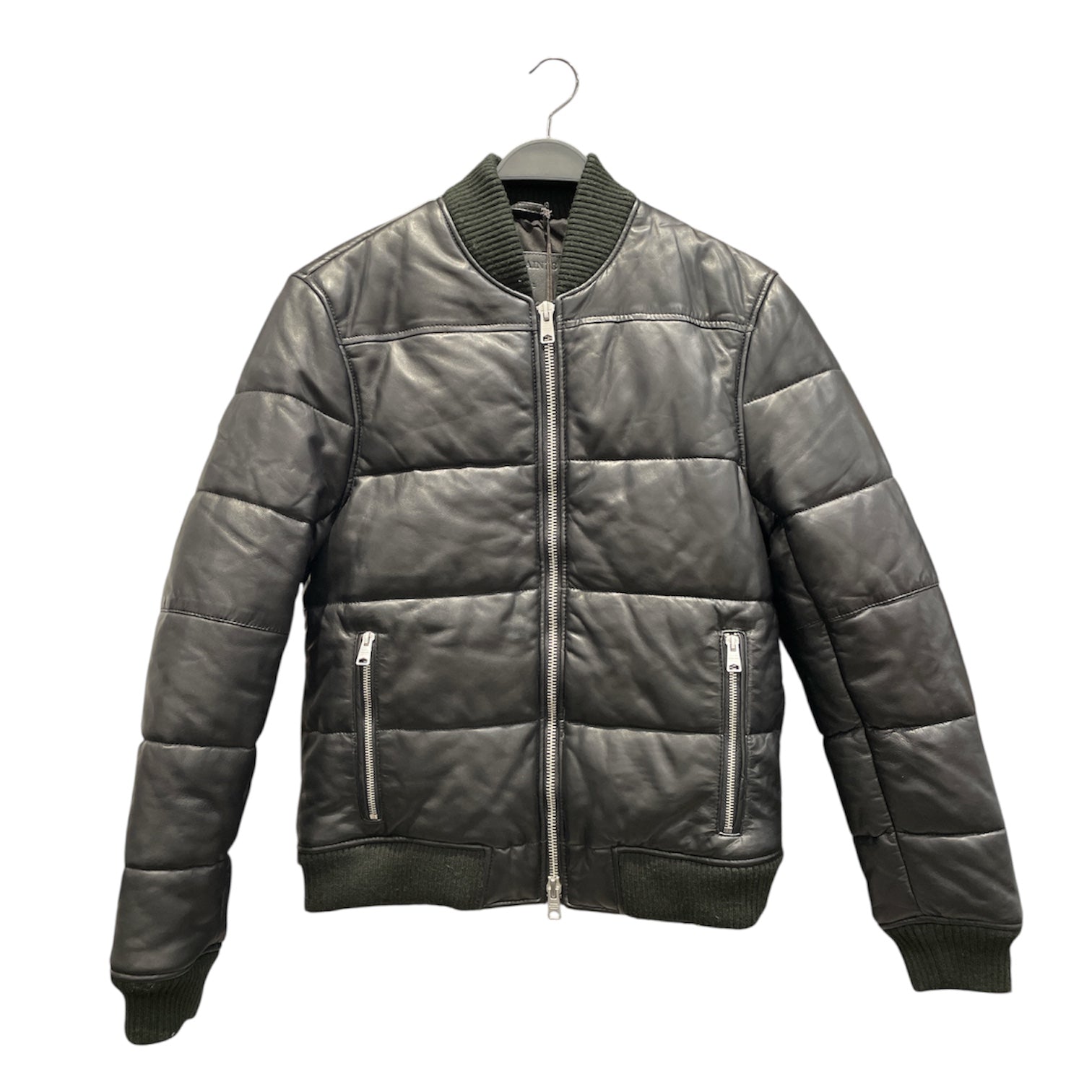 ALLSAINTS/Puffer Jkt/S/Leather/BLK/Black Leather Puffer Jacket view 1