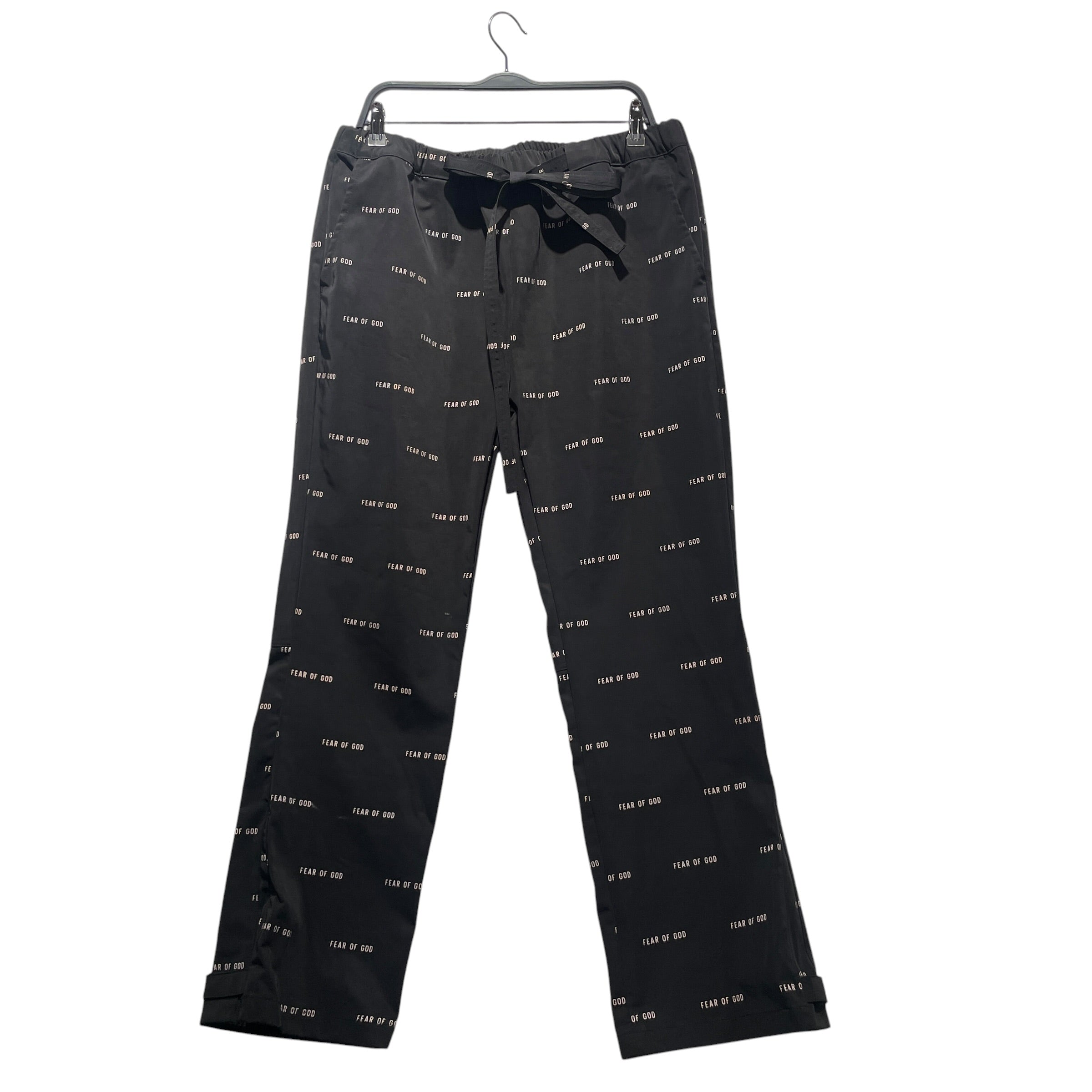 FEAR OF GOD/Pants/XL/Nylon/BLK/Monogram/black view 1