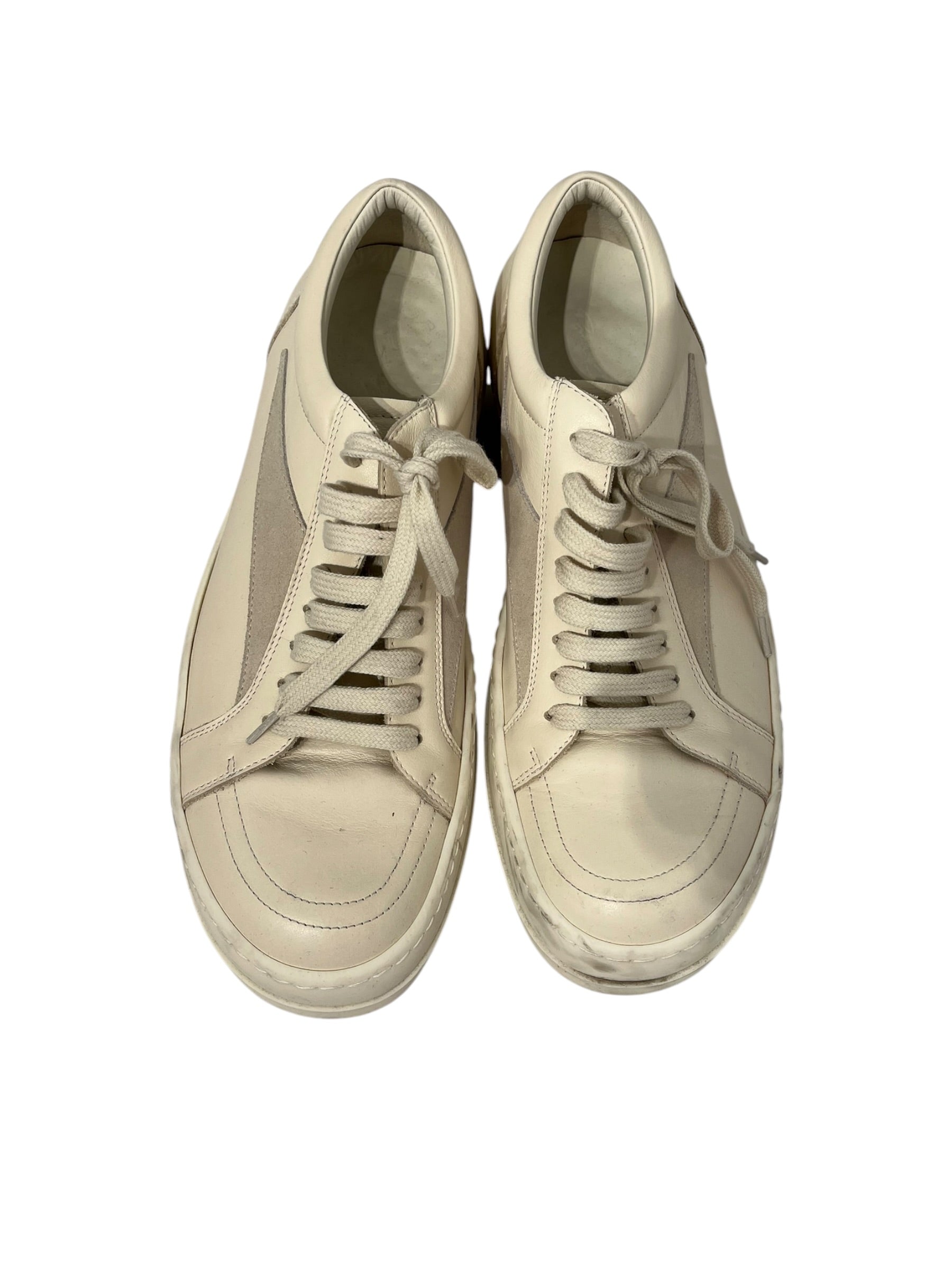 Rick Owens/Low-Sneakers/EU 43/Leather/WHT/MILK COLOR 'VINTAGE' VANS view 6
