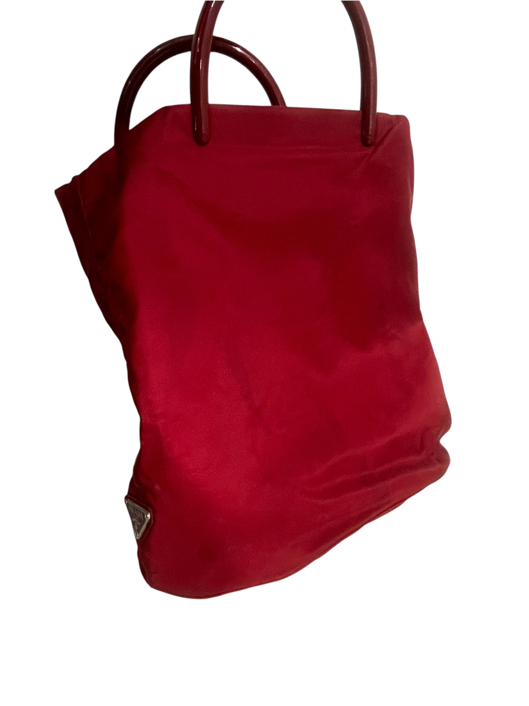 PRADA/Tote Bag/Nylon/RED/CH89GV6 view 6