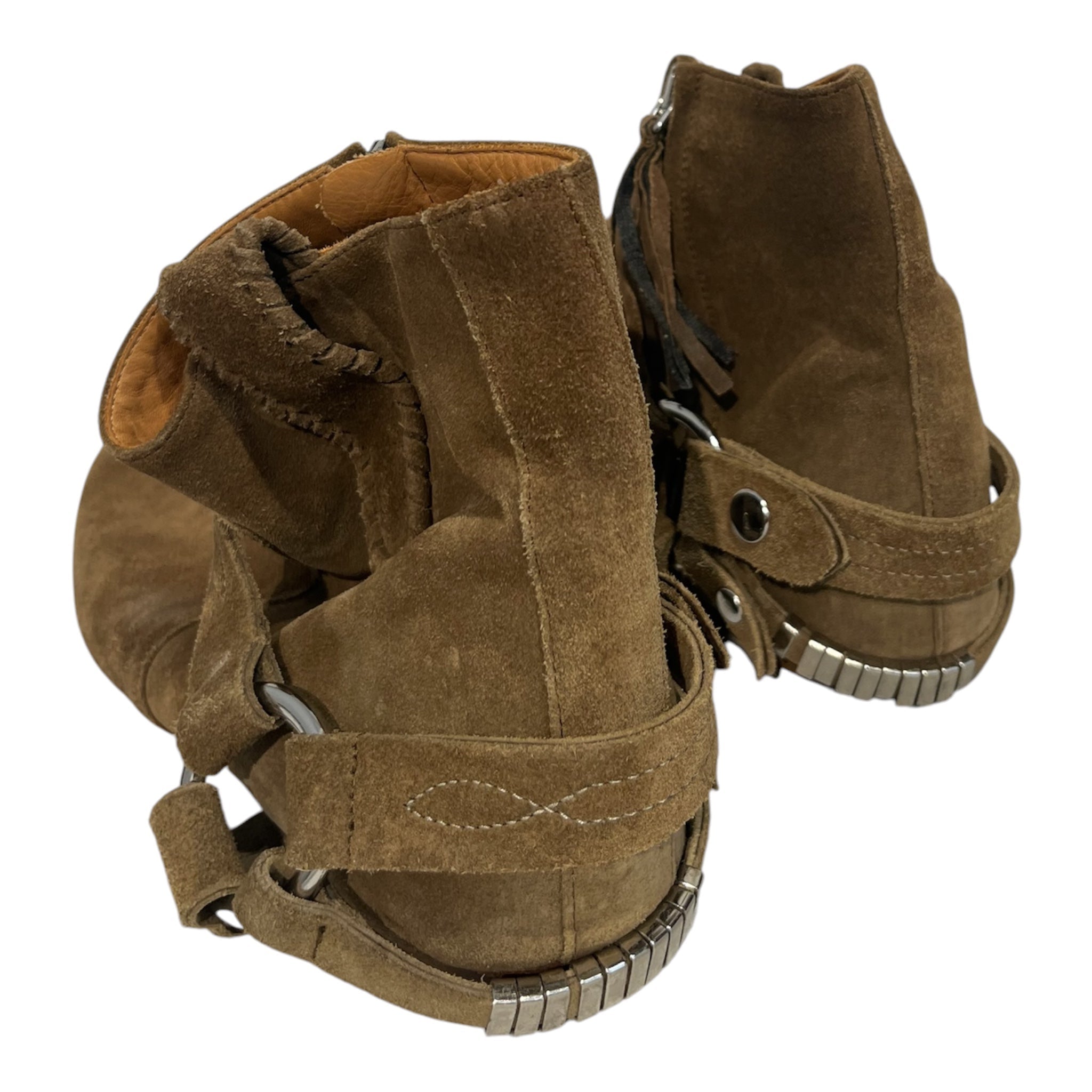 ISABEL MARANT/Booties/EU 38/Suede/BEG/W/ BUCKLE view 2