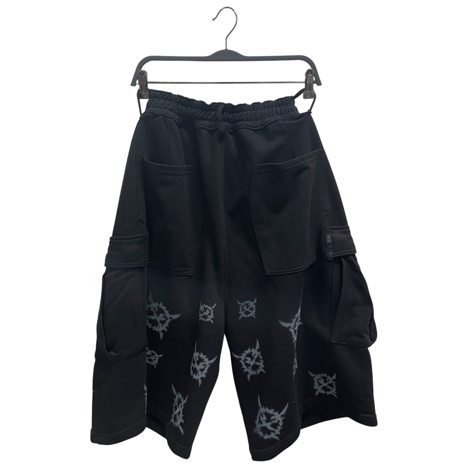 KEN CARSON/Pants/XXL/Cotton/BLK/CARGO/ GRY STAMP GRAPHIC view 2