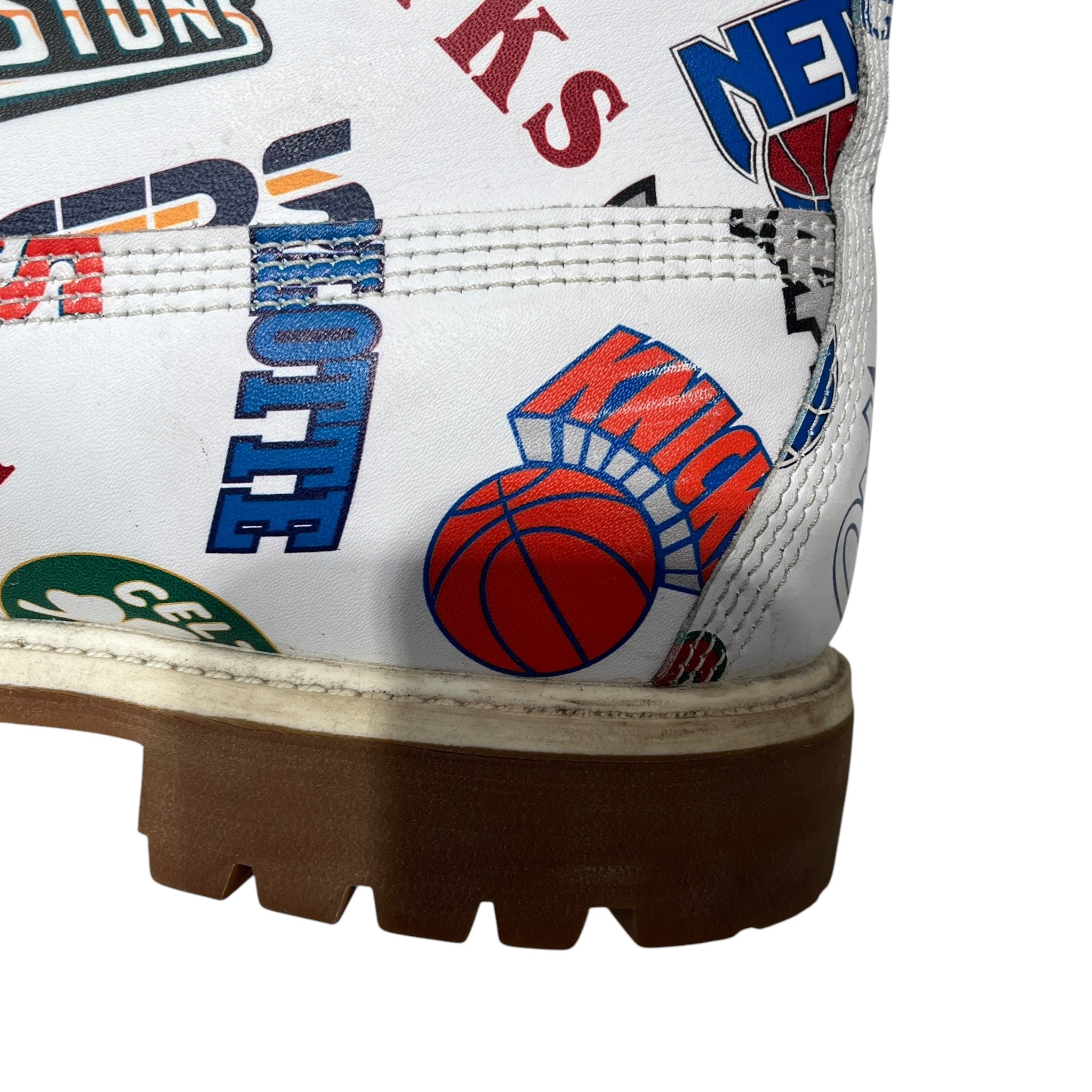 Timberland/mitchell&ness/NBA/Boots/US 12/Leather/WHT/EAST MEETS WEST view 4