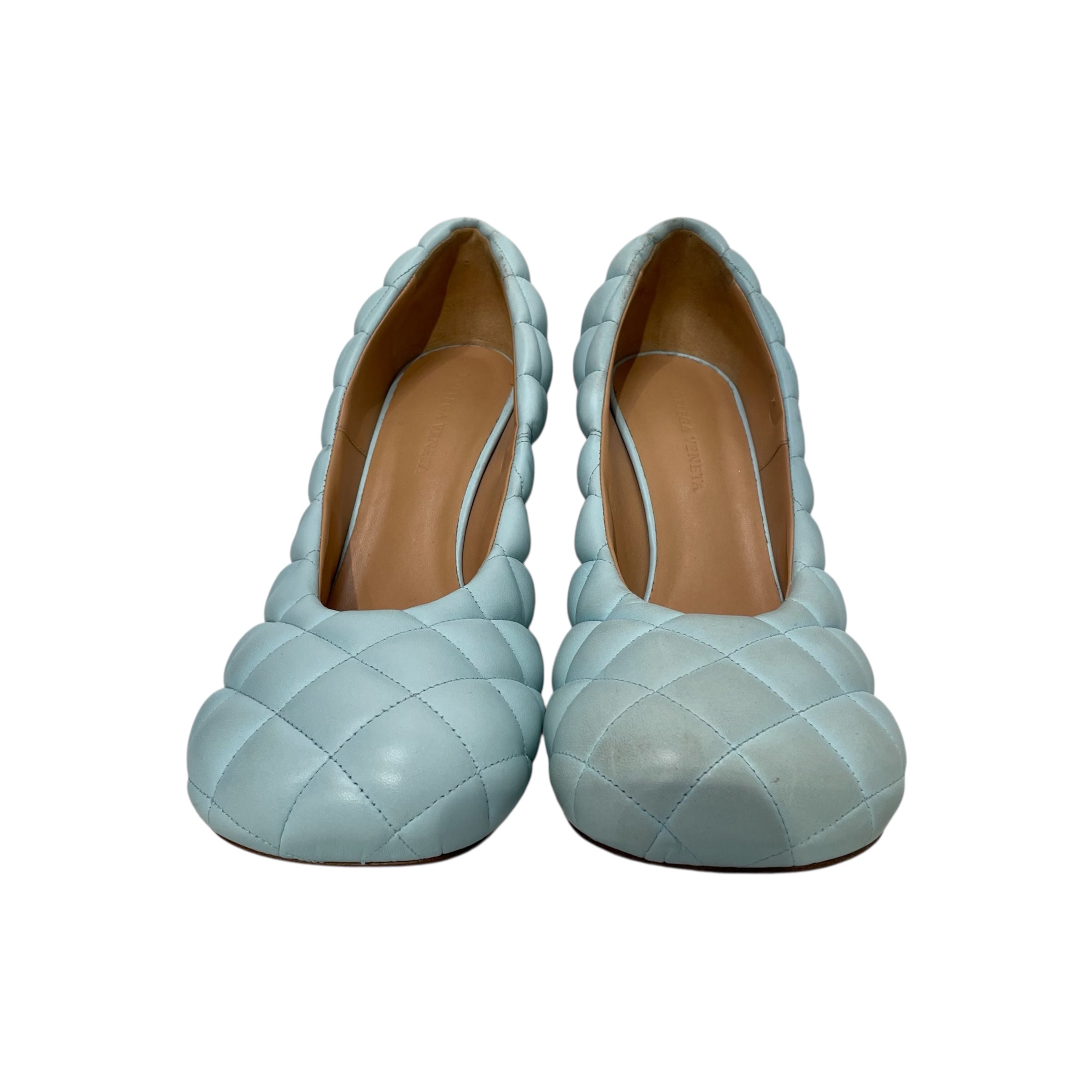 BOTTEGA VENETA/Heels/EU 40.5/Leather/BLU/STITCHED MATELASS NAPPA DREAM view 3