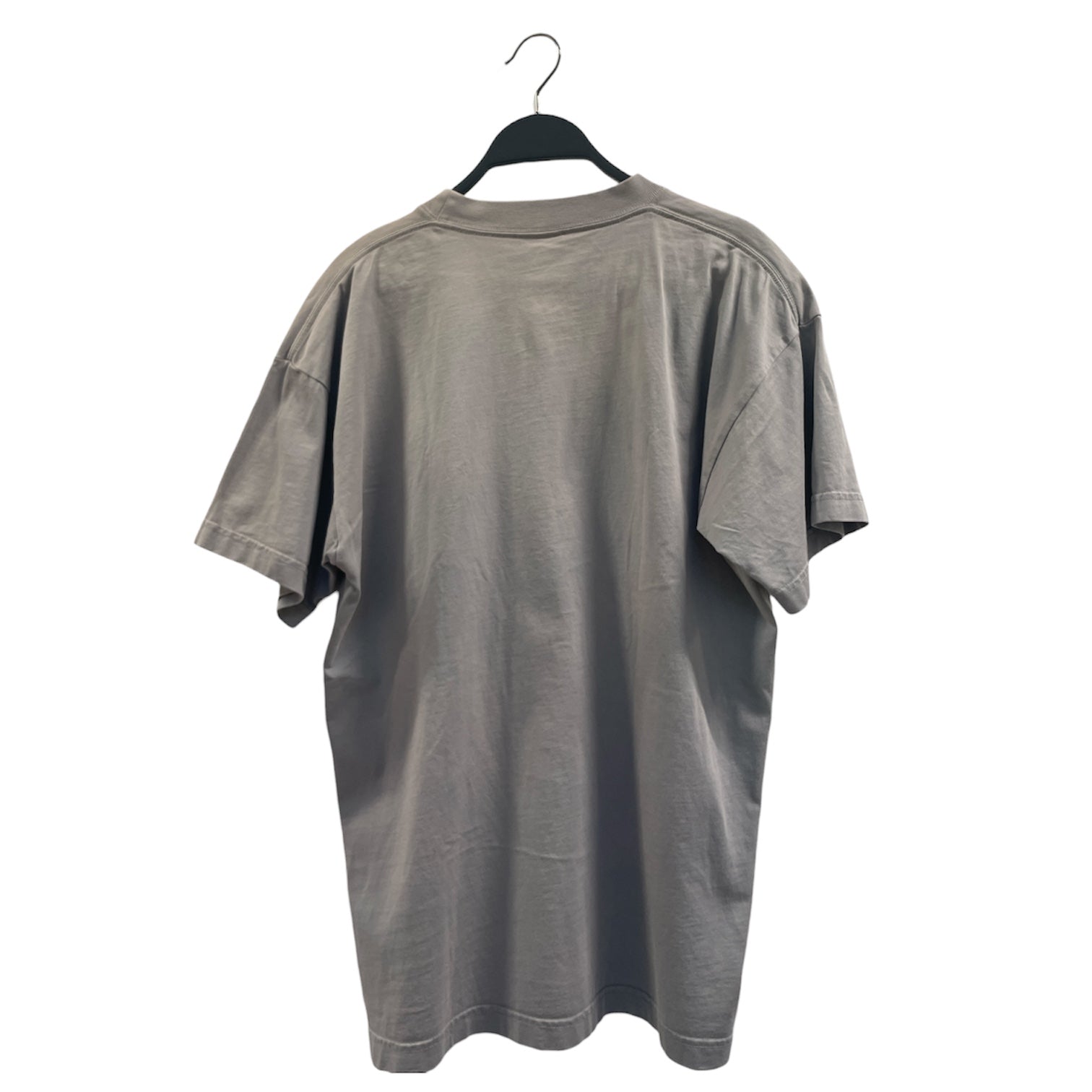 BALENCIAGA/T-Shirt/S/Cotton/GRY/reverse b  logo view 2