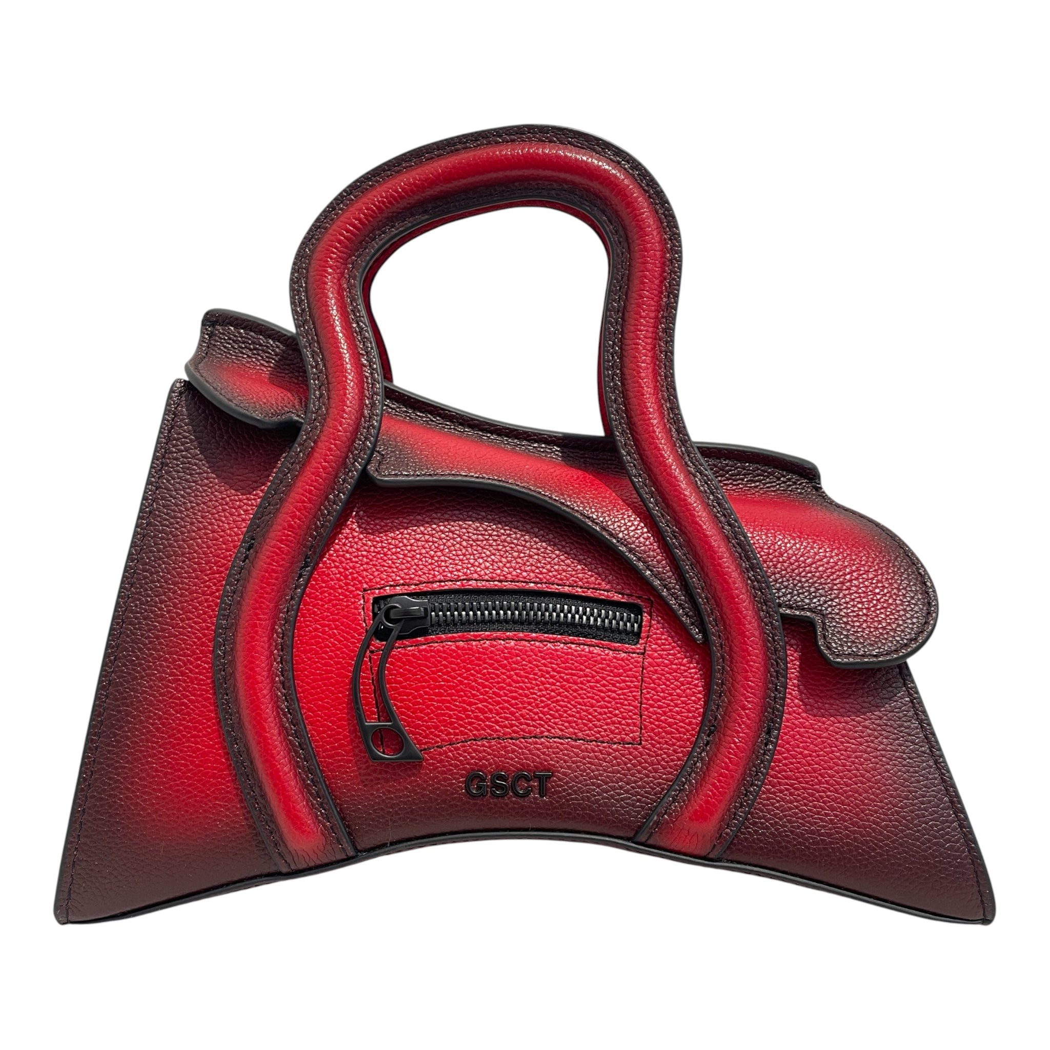 Global Supply Chain Telephone/MSCHF/Hand Bag/Leather/RED/Fade to Red Crossbody bag view 1