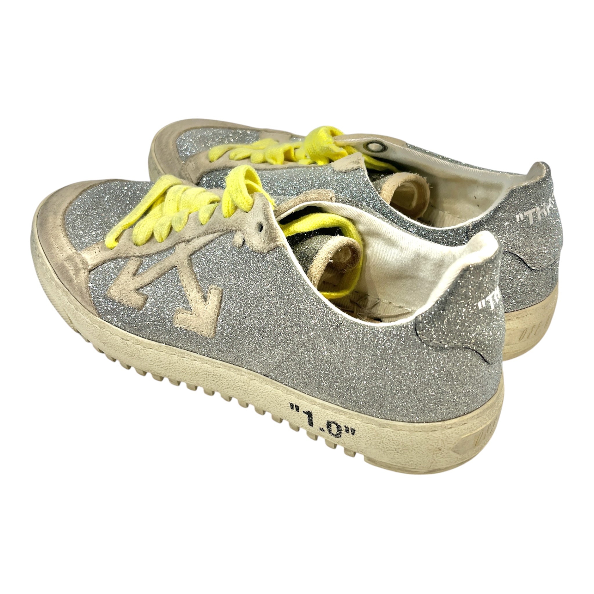 OFF-WHITE/Low-Sneakers/EU 37/MLT/GLITTER MODEL view 2