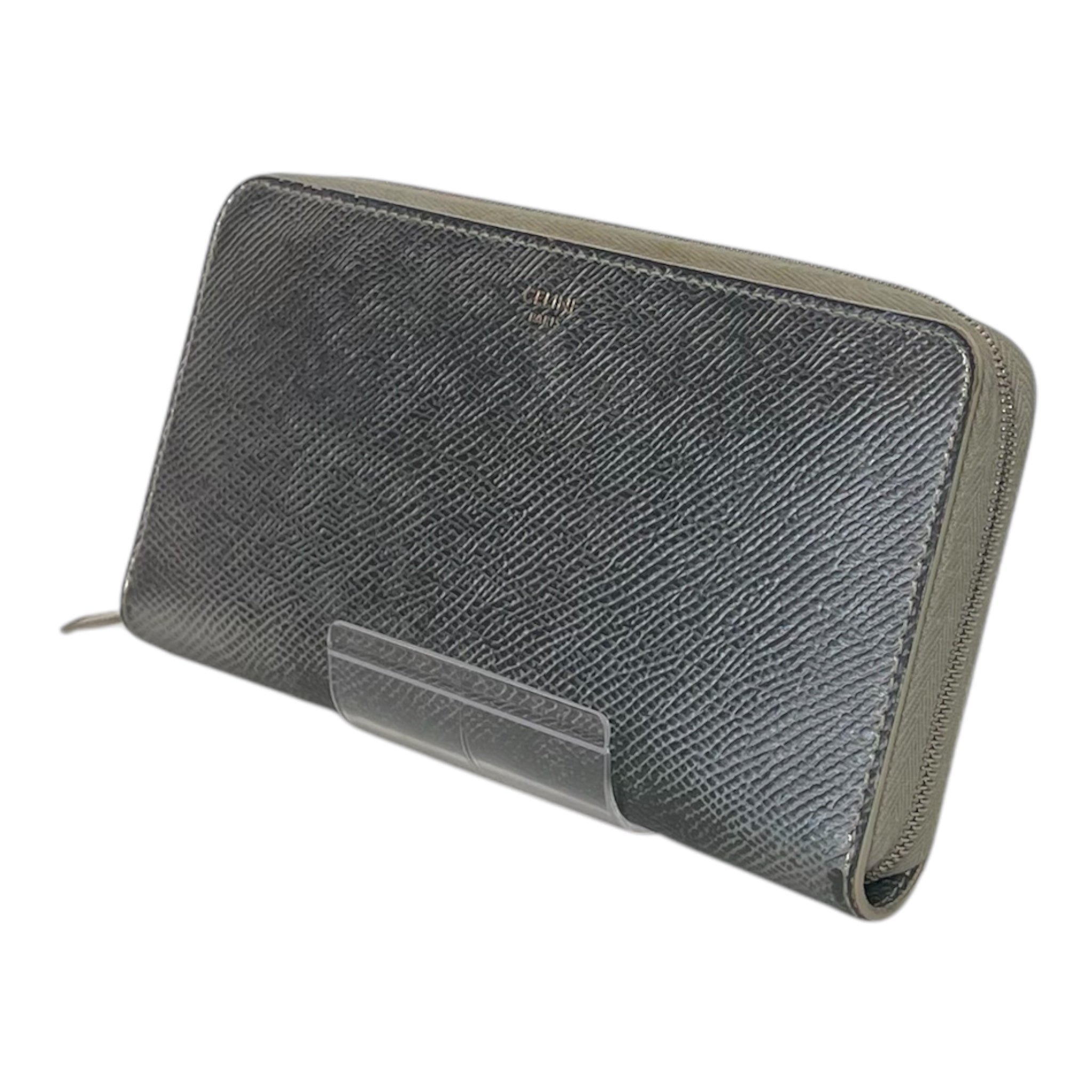 CELINE/Long Wallet/Leather/SLV/ view 1