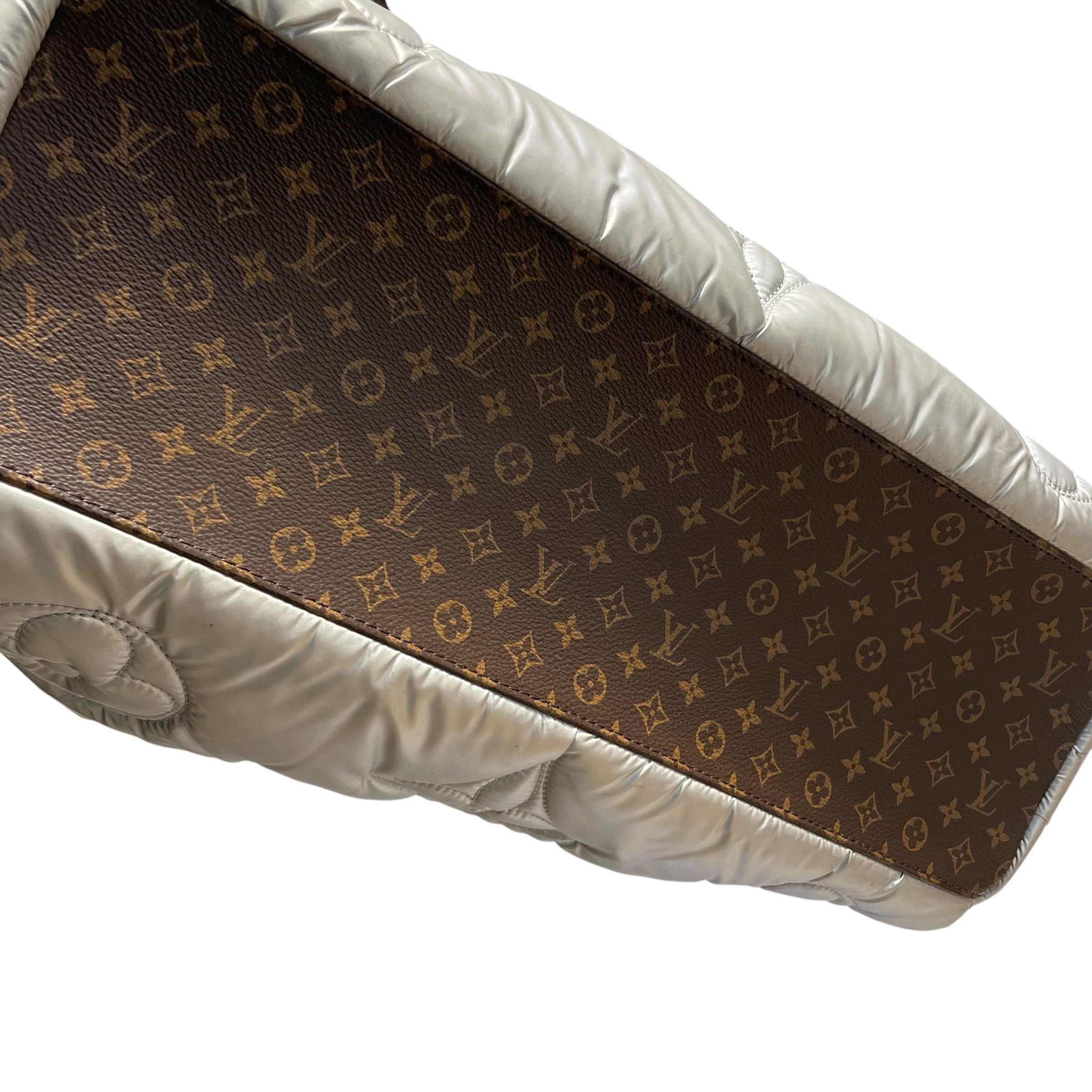 LOUIS VUITTON/Hand Bag/Monogram/Leather/SLV/ECONYL MNOGRAM GM view 6