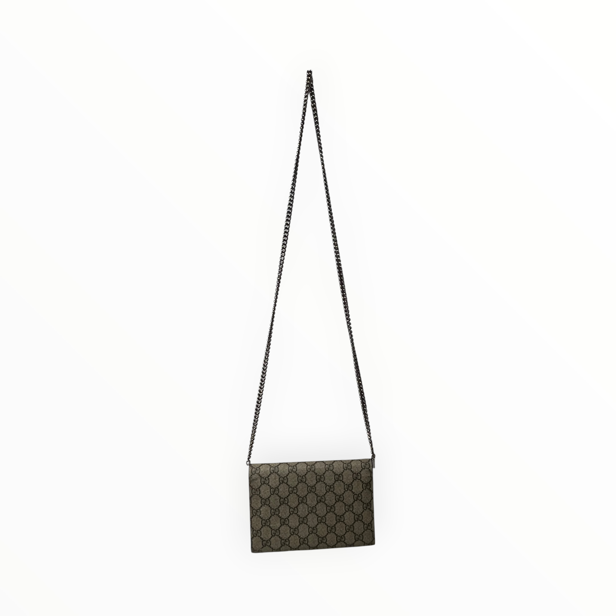 GUCCI/Cross Body Bag/Monogram/Leather/BRW/DYONISUS RED INNER WALLET view 2