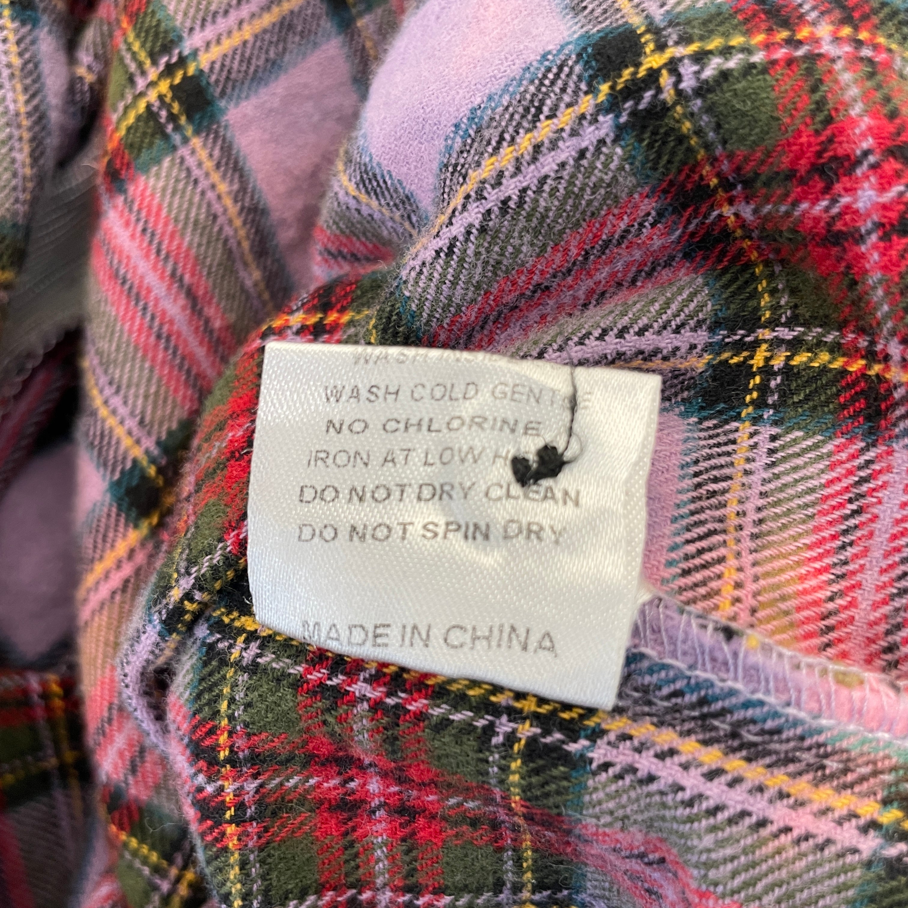 Vale Forever/Flannel Shirt/S/Cotton/PPL/Plaid/jewel view 3