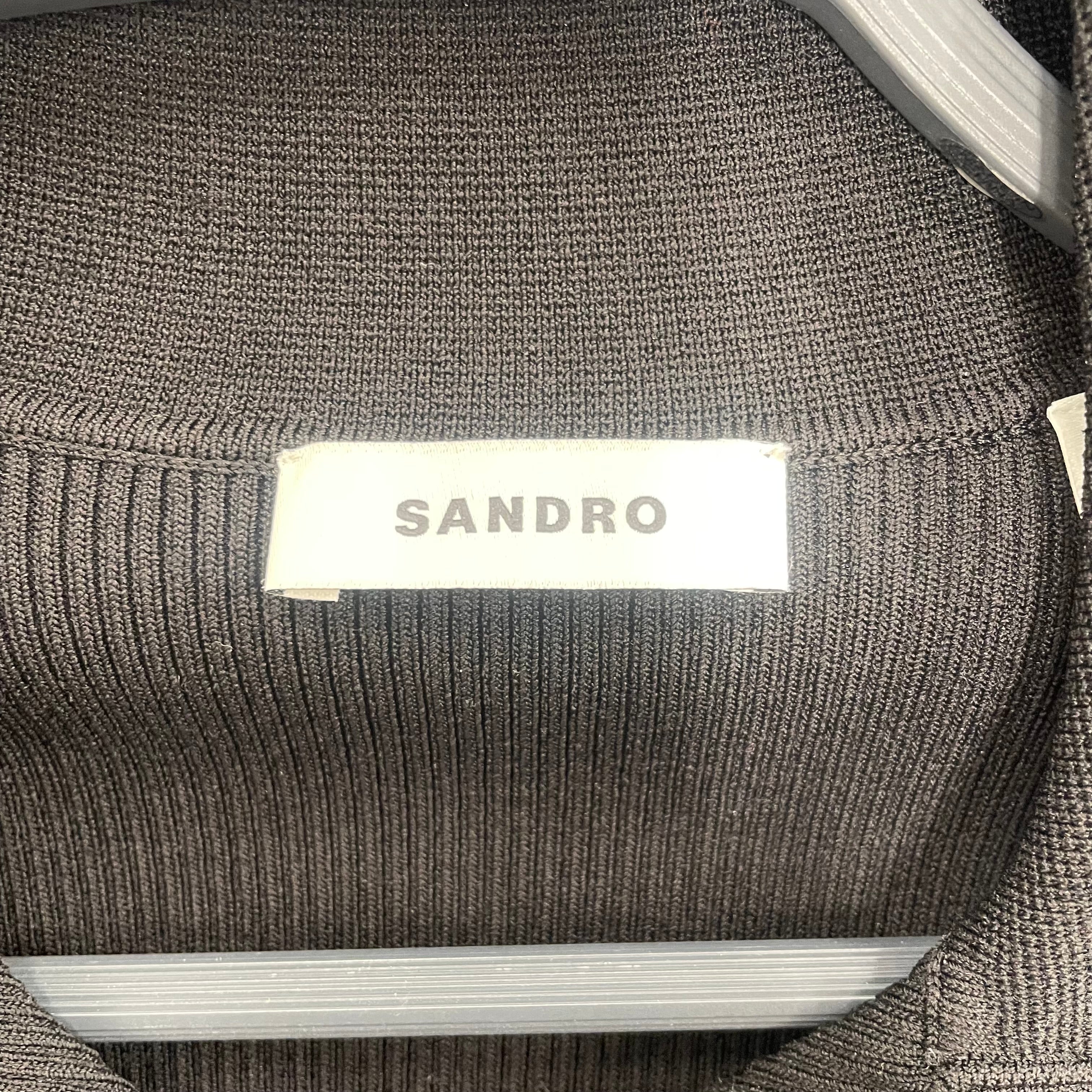 sandro/SS Dress/34/Polyester/BLK/ view 3
