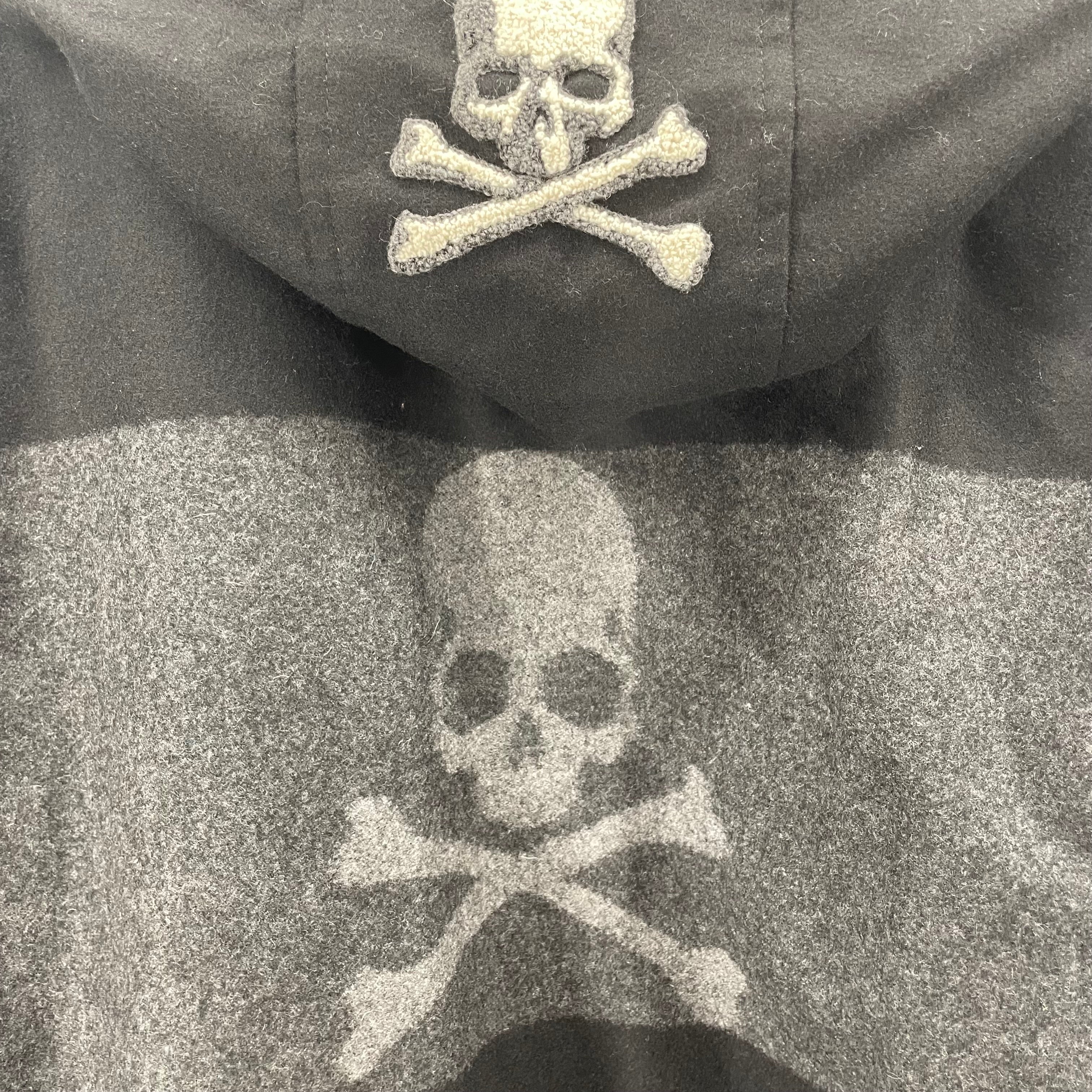 mastermind JAPAN/Jacket/XL/Cashmere/BLK/HOODED VARSITY view 5