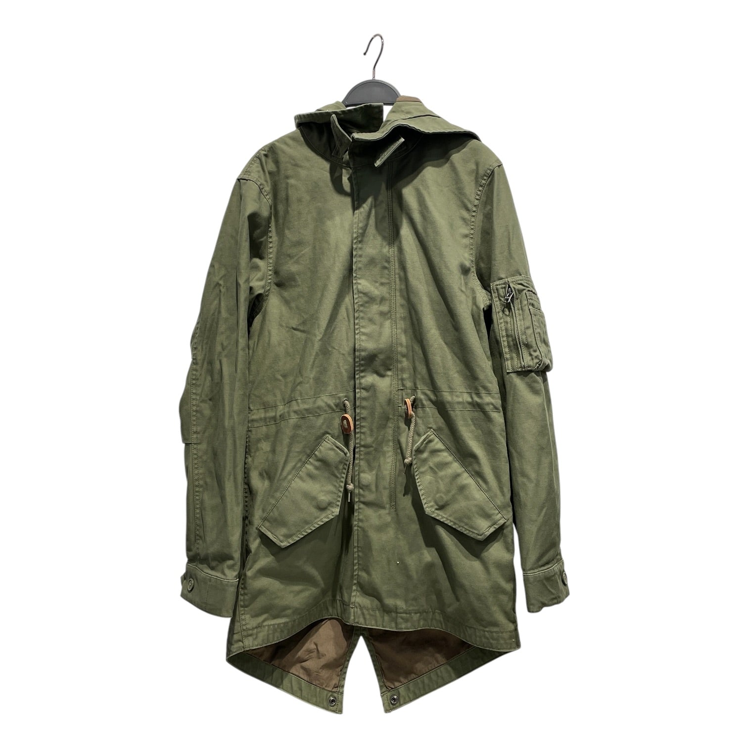ALPHA INDUSTRIES/Mountain Parka/XS/Cotton/GRN/ view 1