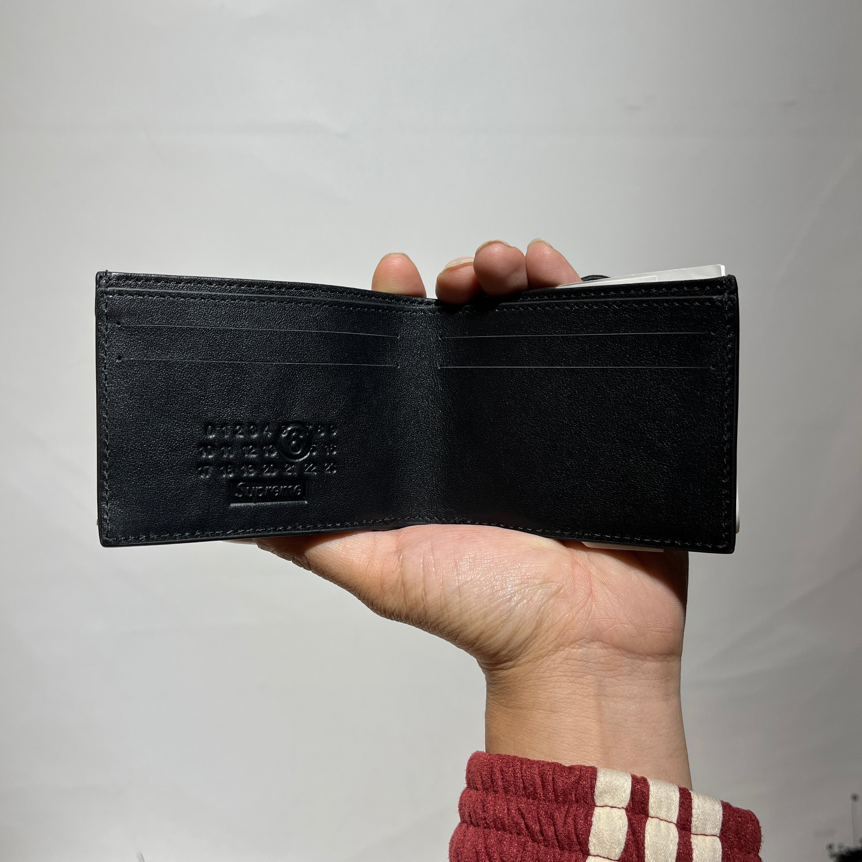 Supreme/Maison Margiela/Wallet/Leather/WHT/RECIEPT WALLET view 3