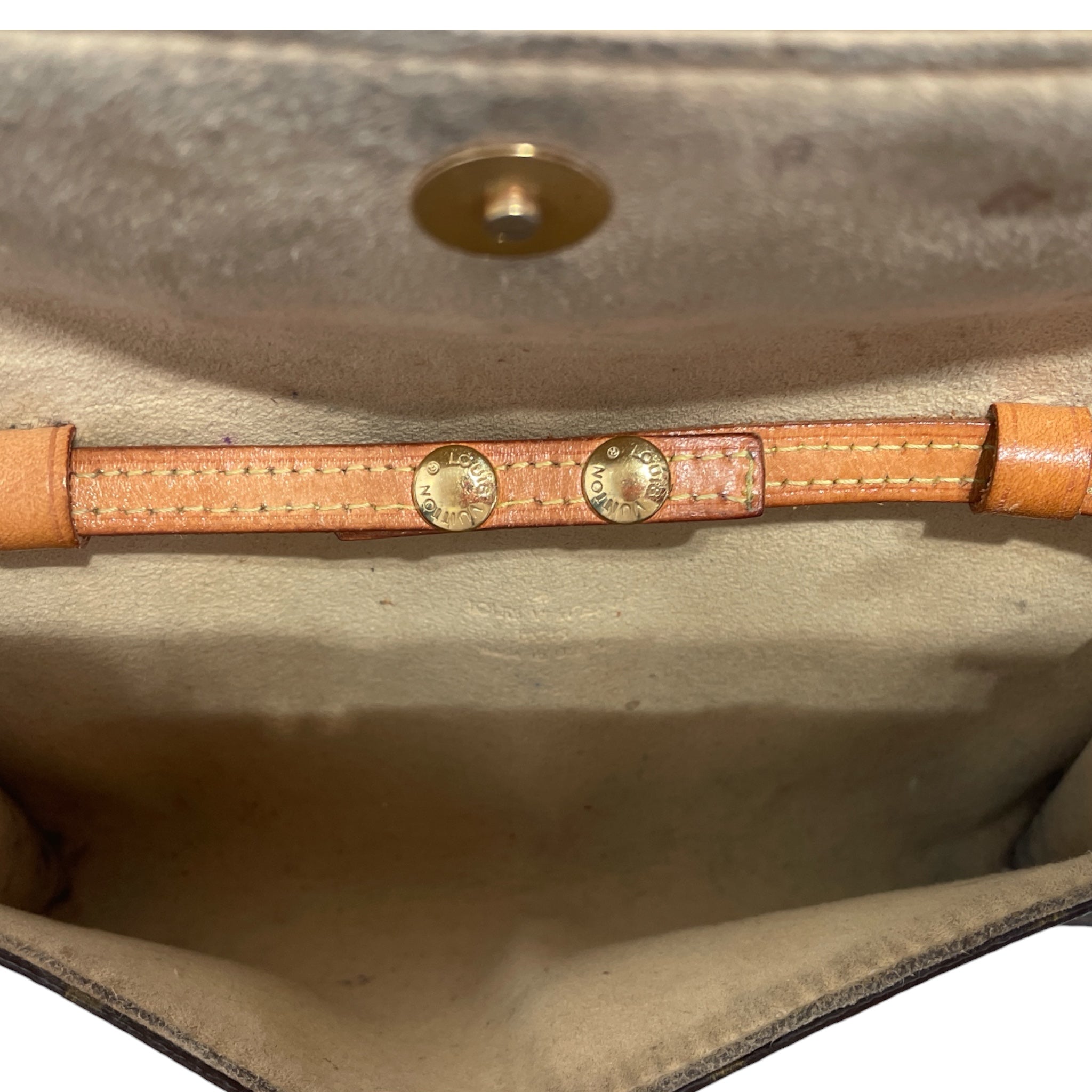 LOUIS VUITTON/Cross Body Bag/Monogram/Leather/BRW/Pochette Accessoire view 3