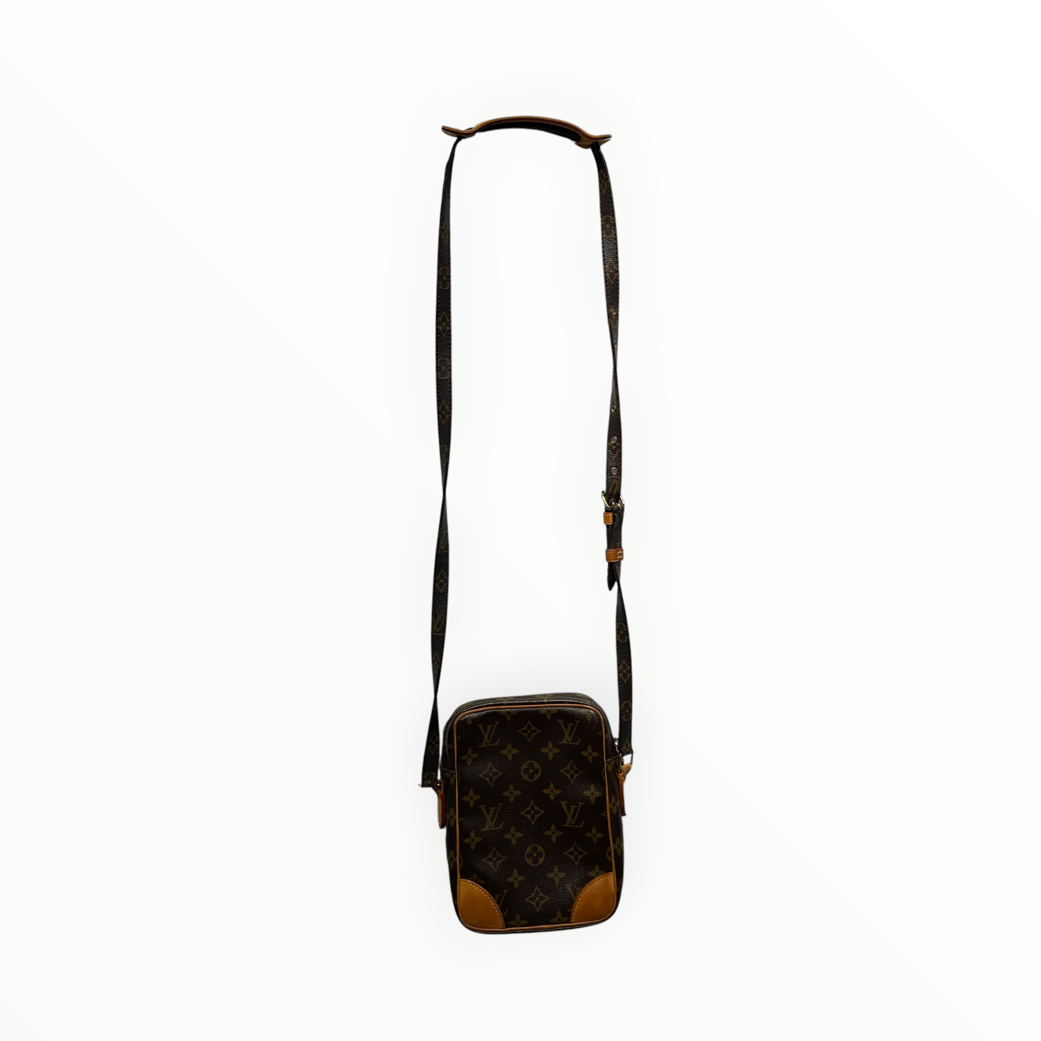 LOUIS VUITTON/Cross Body Bag/Monogram/Leather/BRW/amozone view 2