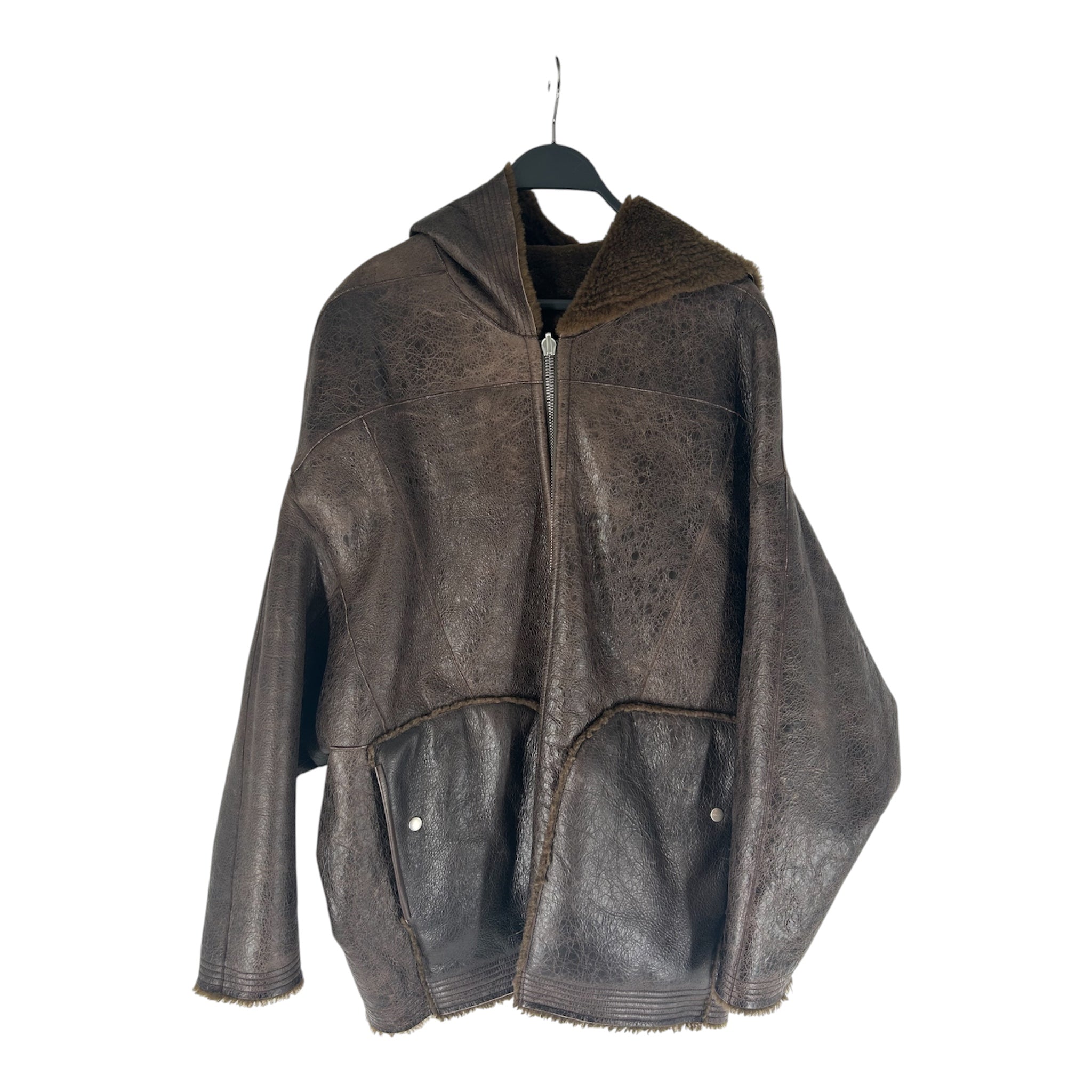 Rick Owens/Coat/38/Sheepskin/BRW/RP02C1732-LSHBOF view 1