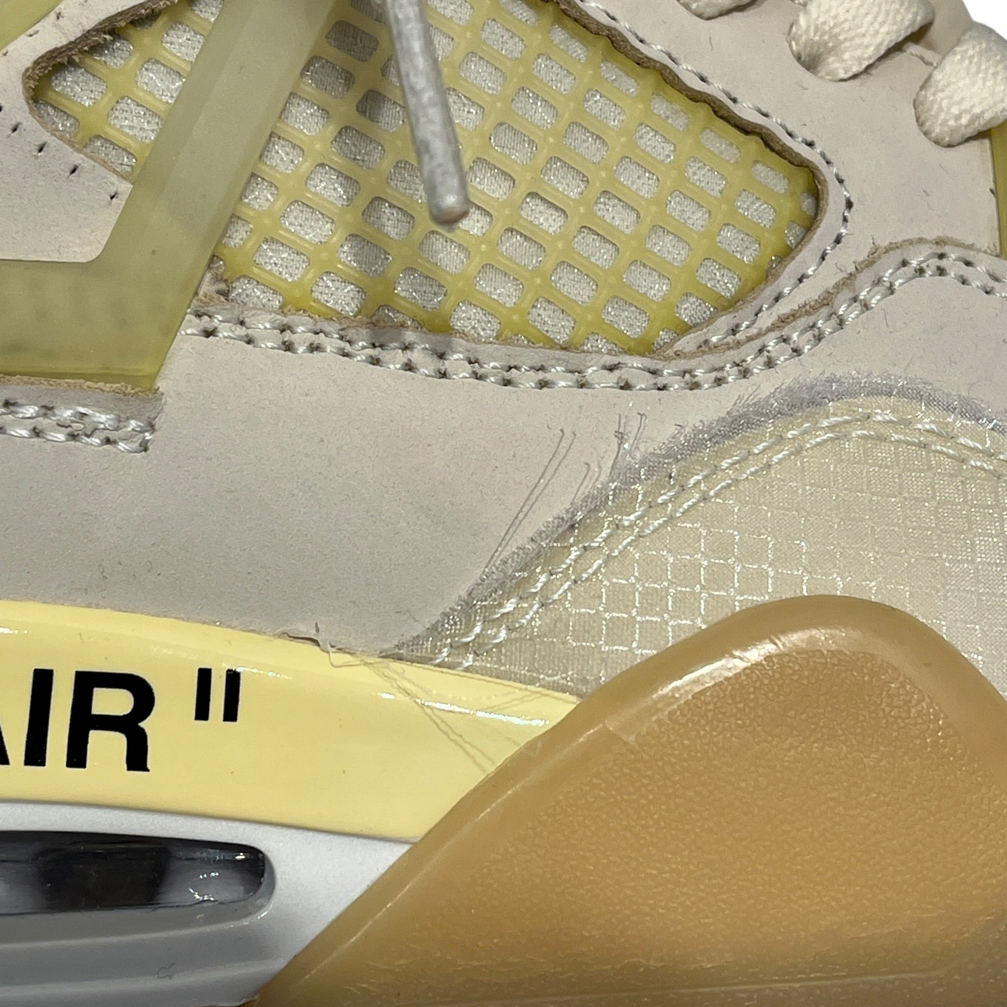 NIKE/OFF-WHITE/Hi-Sneakers/US 8/BEG/AIR J4 WHITE SAIL BEIGE MIDTOP view 7