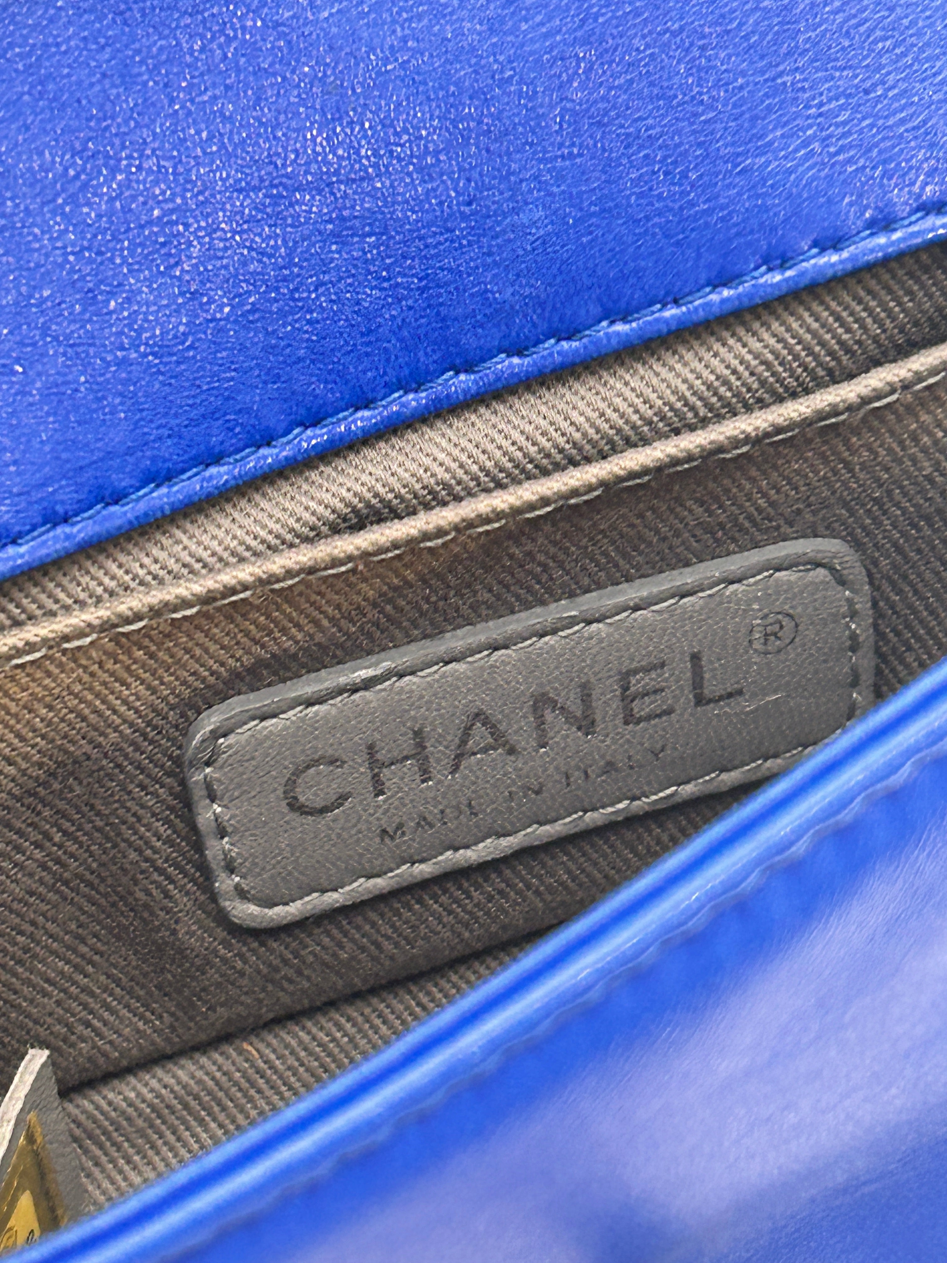 CHANEL/Bag/BLU/VELVET SMALL view 8