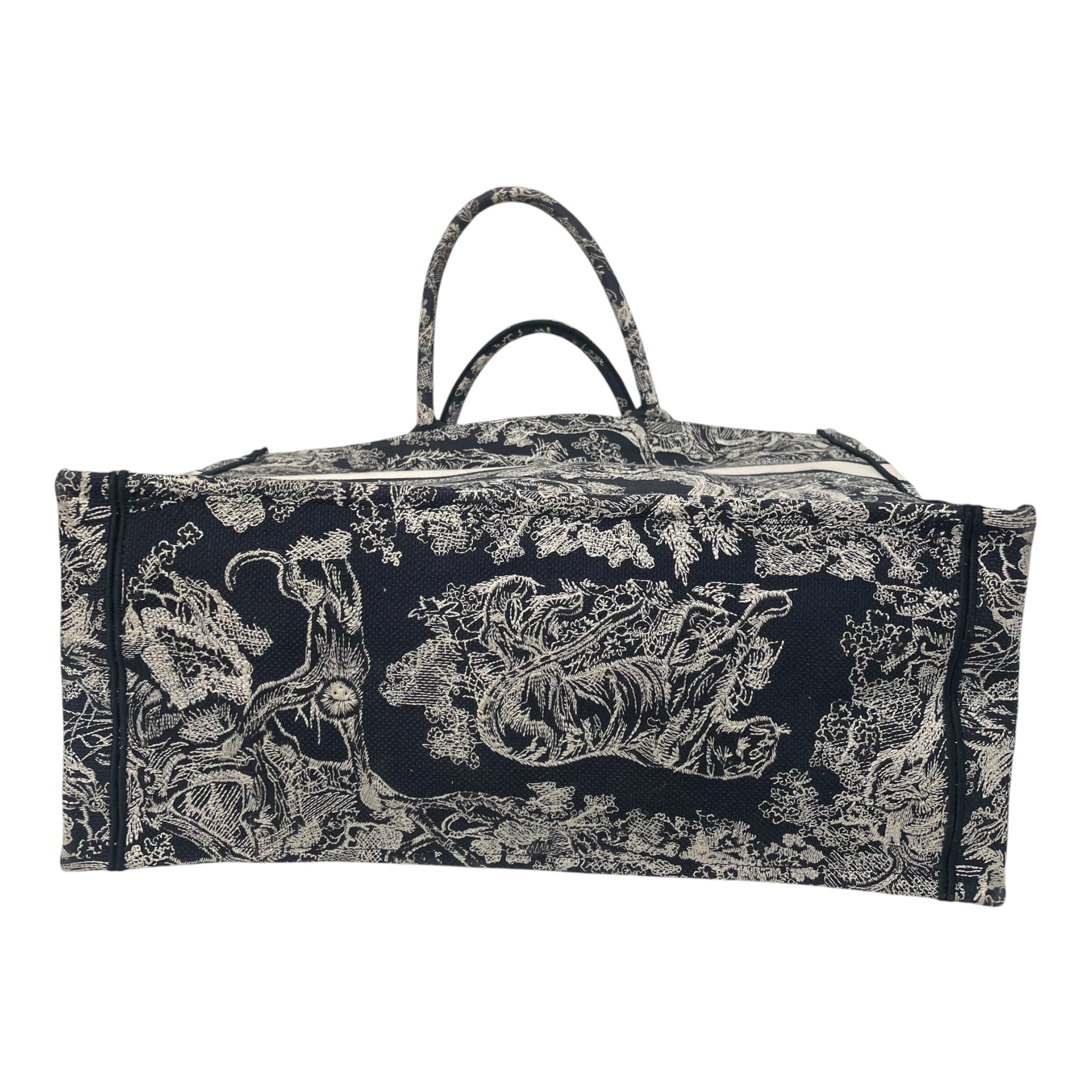 Christian Dior/Tote Bag/All Over Print/NVY/MEDIUMBOOKTOTE view 3