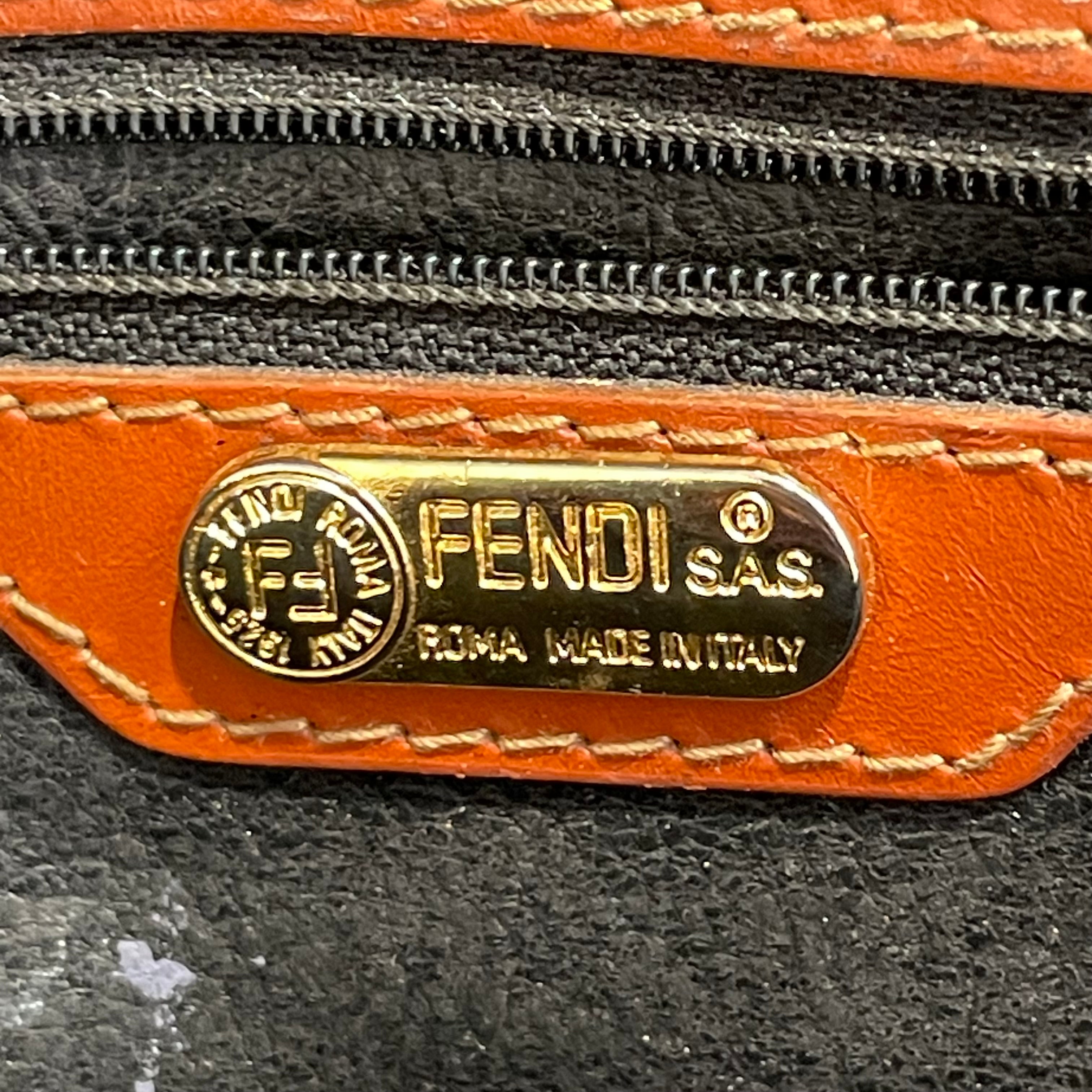FENDI/Cross Body Bag/Stripe/GRY/PEQUIN VTG CROSSBODY view 9