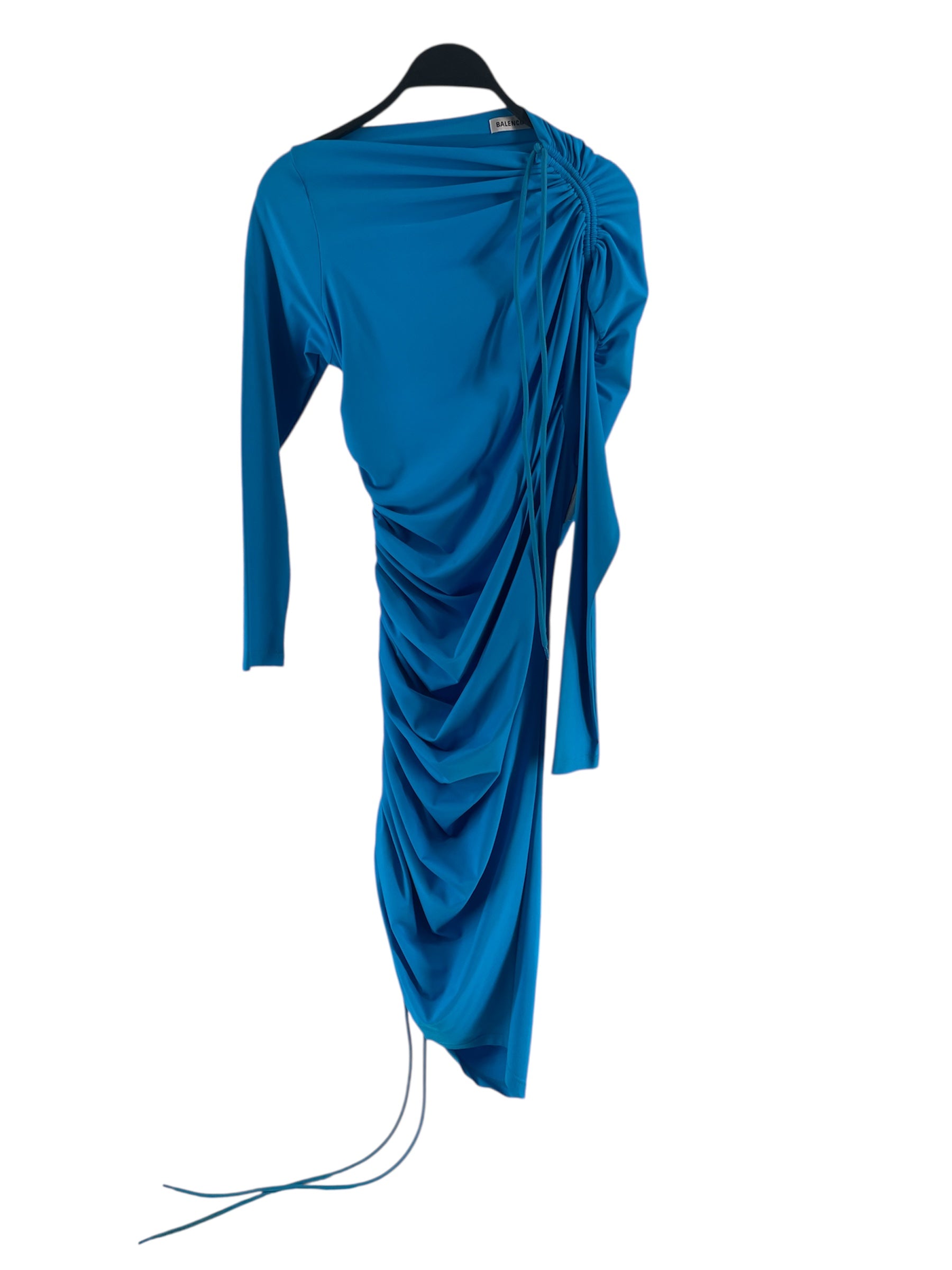 BALENCIAGA/LS Dress/44/Nylon/BLU/JP57 2022 00878 view 1
