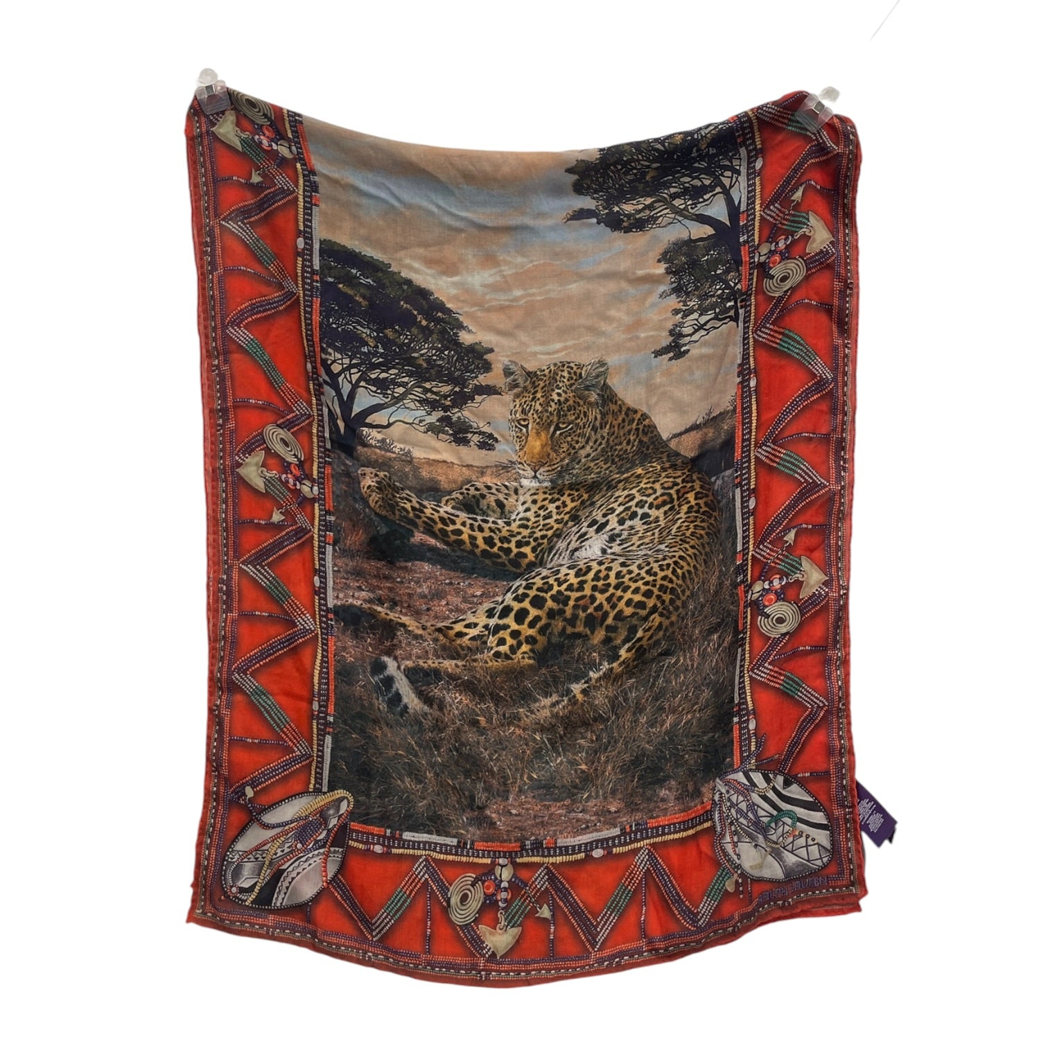 RALPH LAUREN PURPLE LABEL/Accessories/All Over Print/Silk/MLT/L's/RL PURPLE LABEL SAFARI PRINT view 2