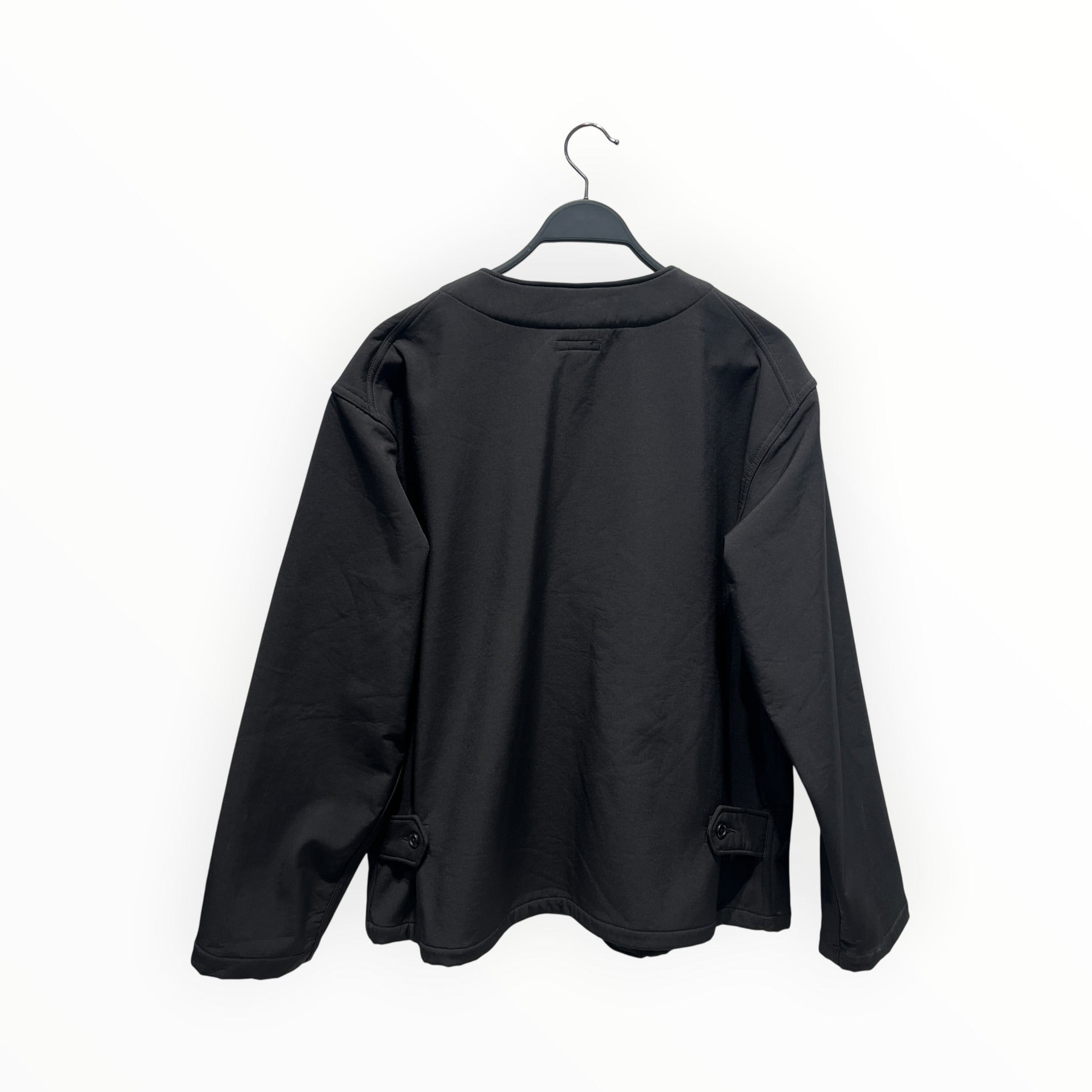 Engineered Garments/Cardigan/M/Nylon/BLK/utility fleece cardigan view 2