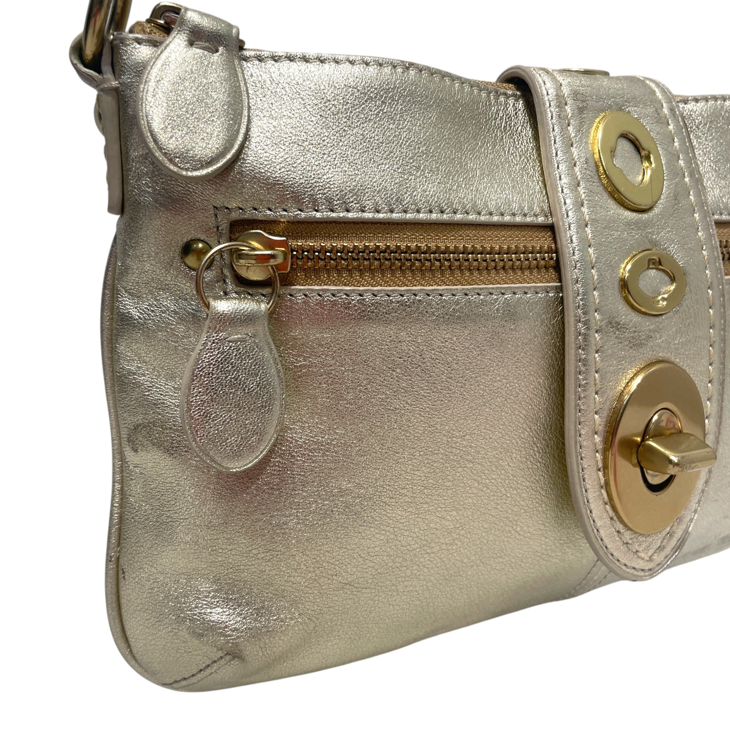 COACH/Hand Bag/Leather/GLD/Bridget Coach Legacy view 2