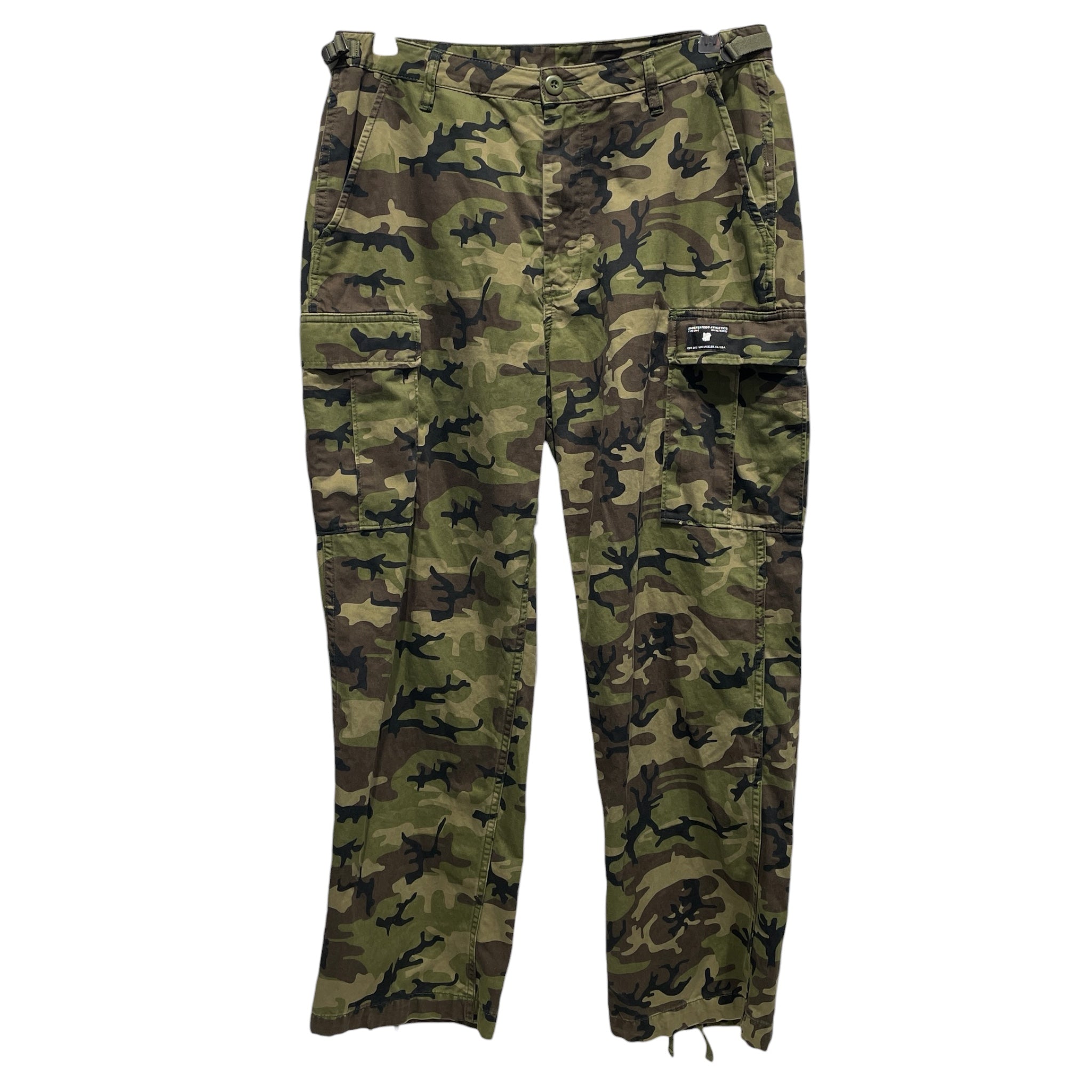 UNDEFEATED/Cargo Pants/32/Cotton/GRN/Camouflage/Green Camo Cargo Pants view 1