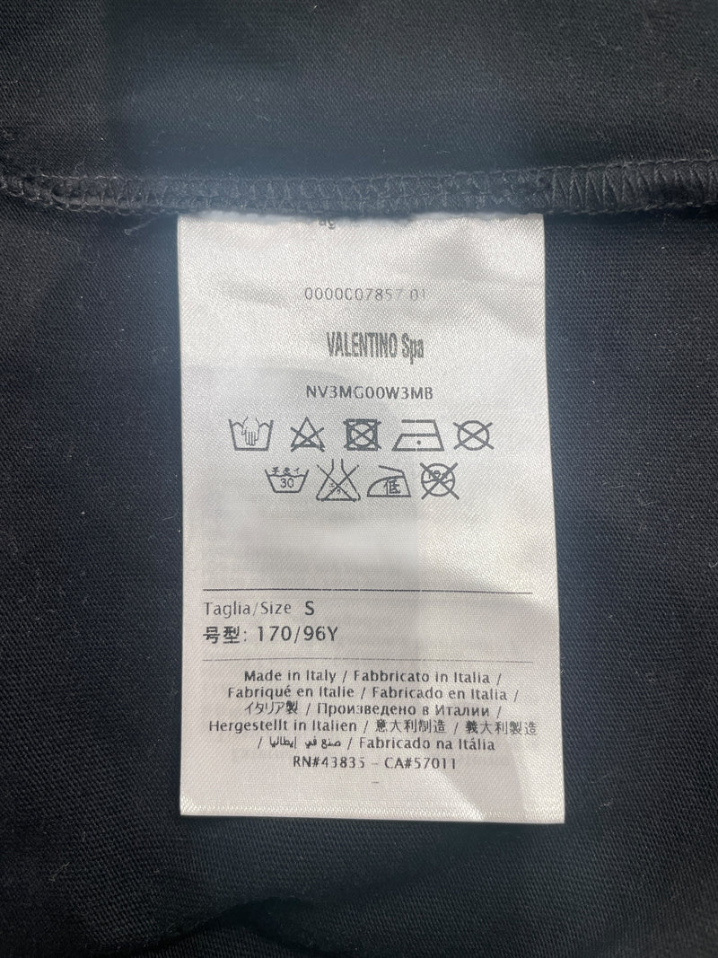 VALENTINO/T-Shirt/S/Cotton/BLK/Camouflage/