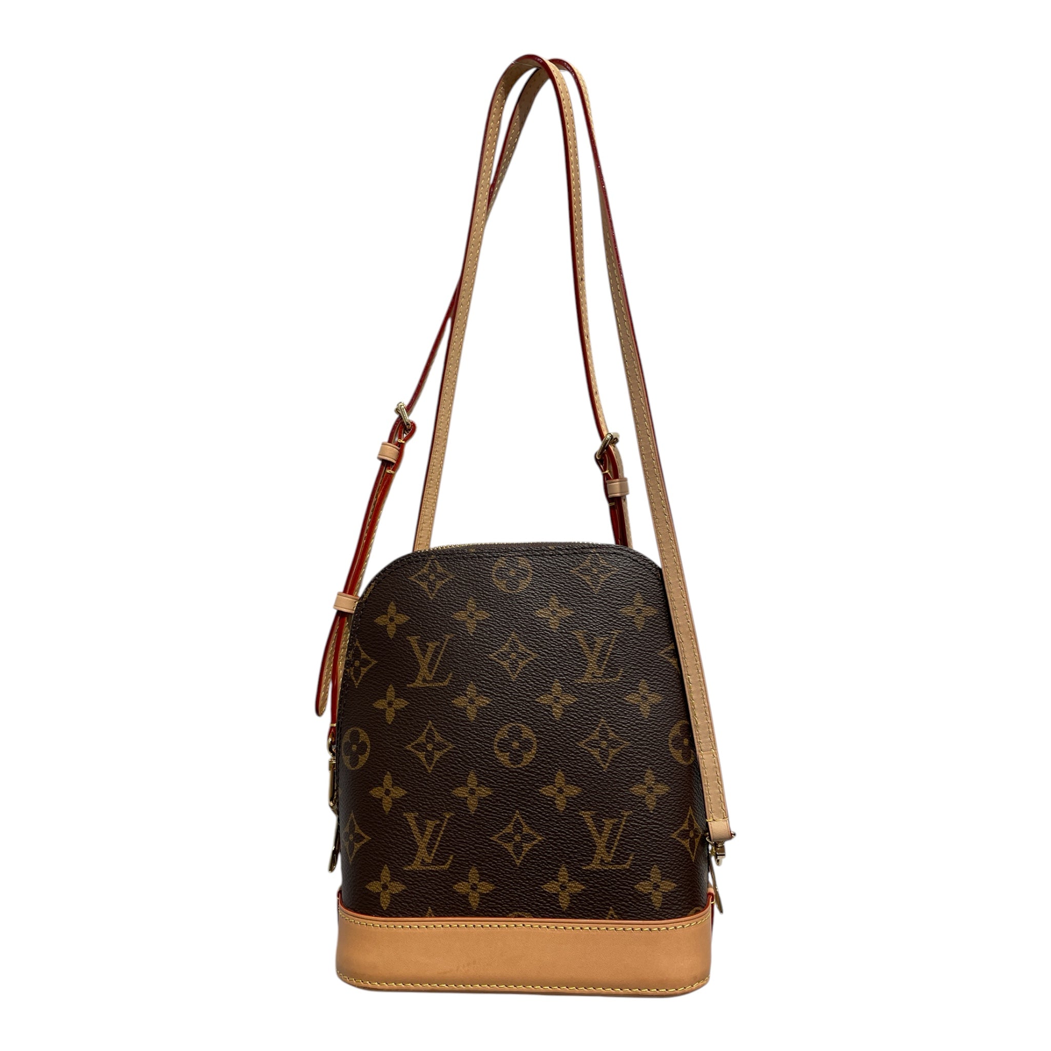 LOUIS VUITTON/Hand Bag/Leather/BRW/Monogram Alma Mini Backpack view 2