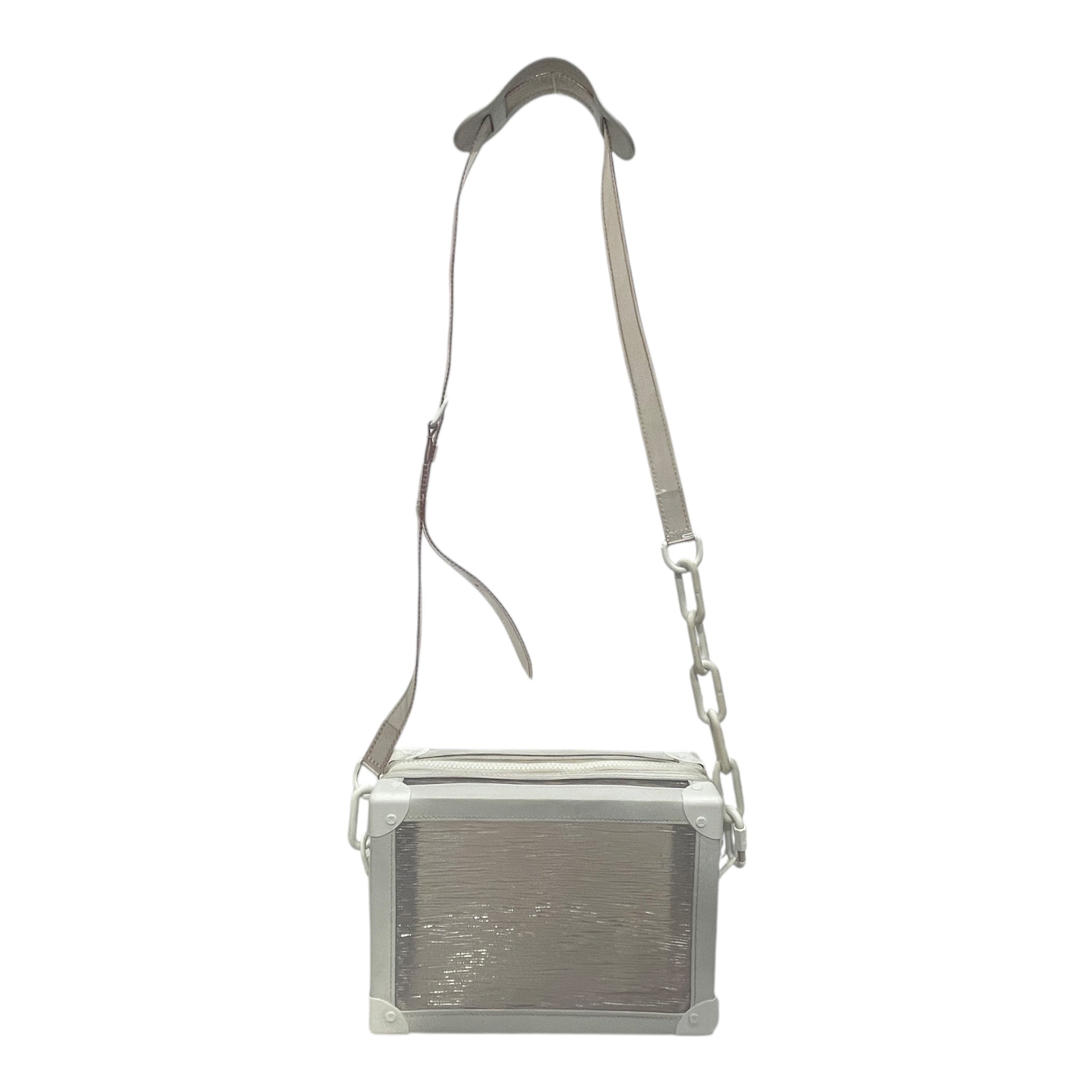 LOUIS VUITTON/Cross Body Bag/Leather/WHT/EPI SEE THROUGH BAG view 2