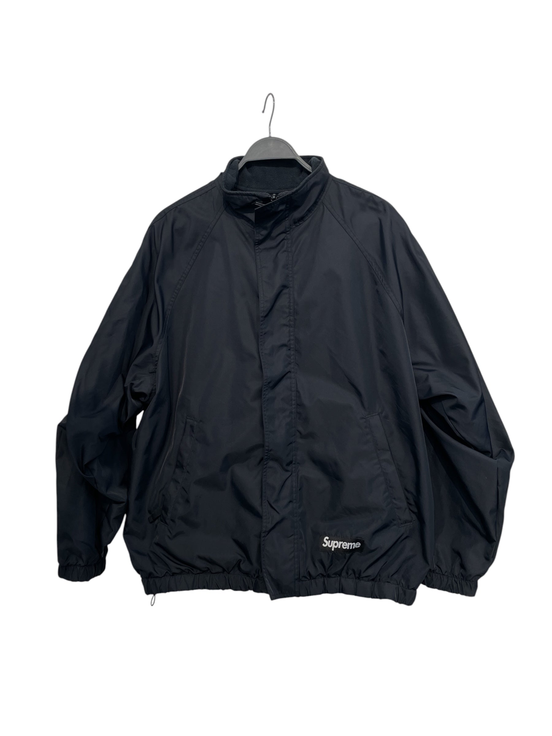 Supreme/Jacket/L/Nylon/BLK/Polartec reversible track jkt view 1