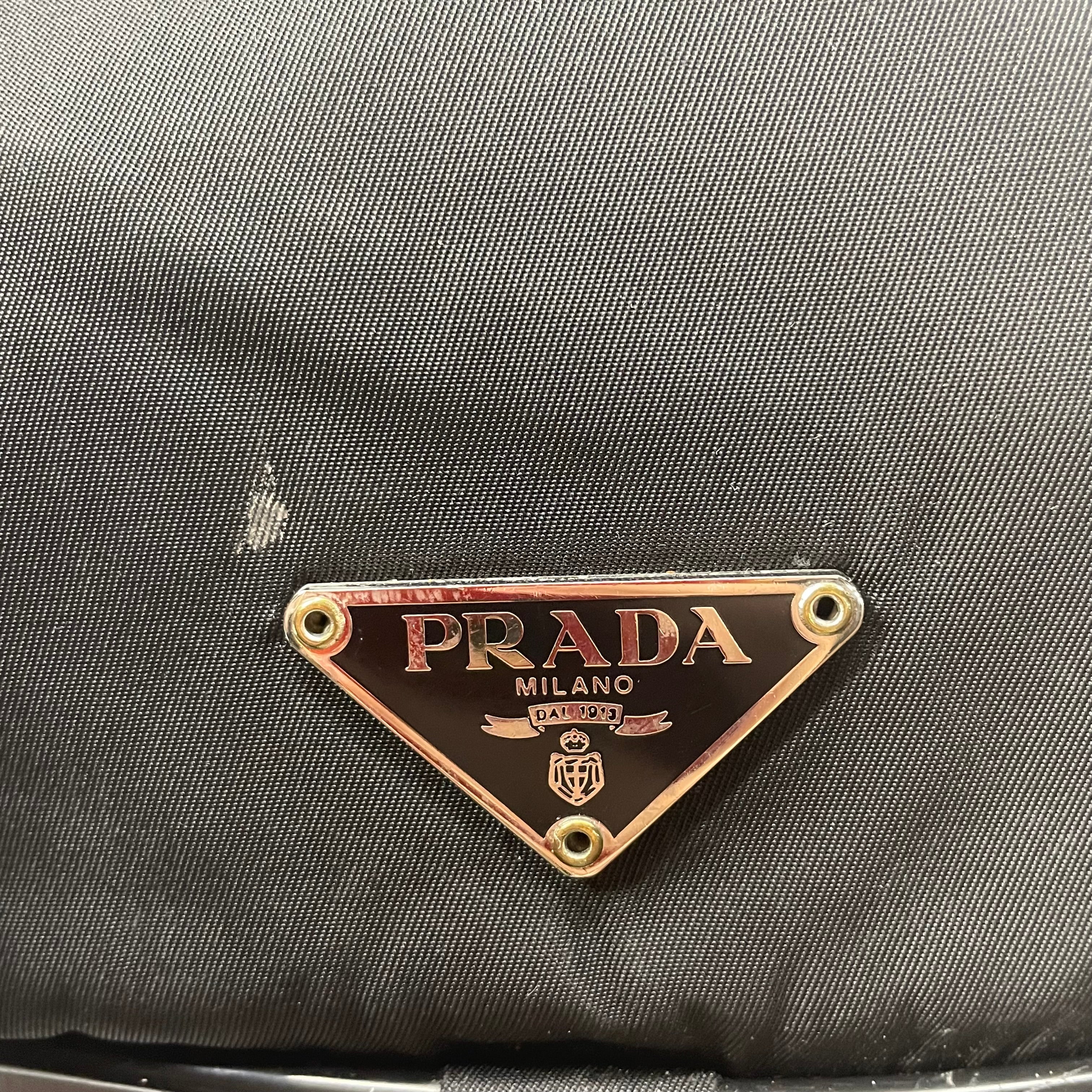 PRADA/Backpack/Nylon/BLK/SQUARE BACKPACK view 4