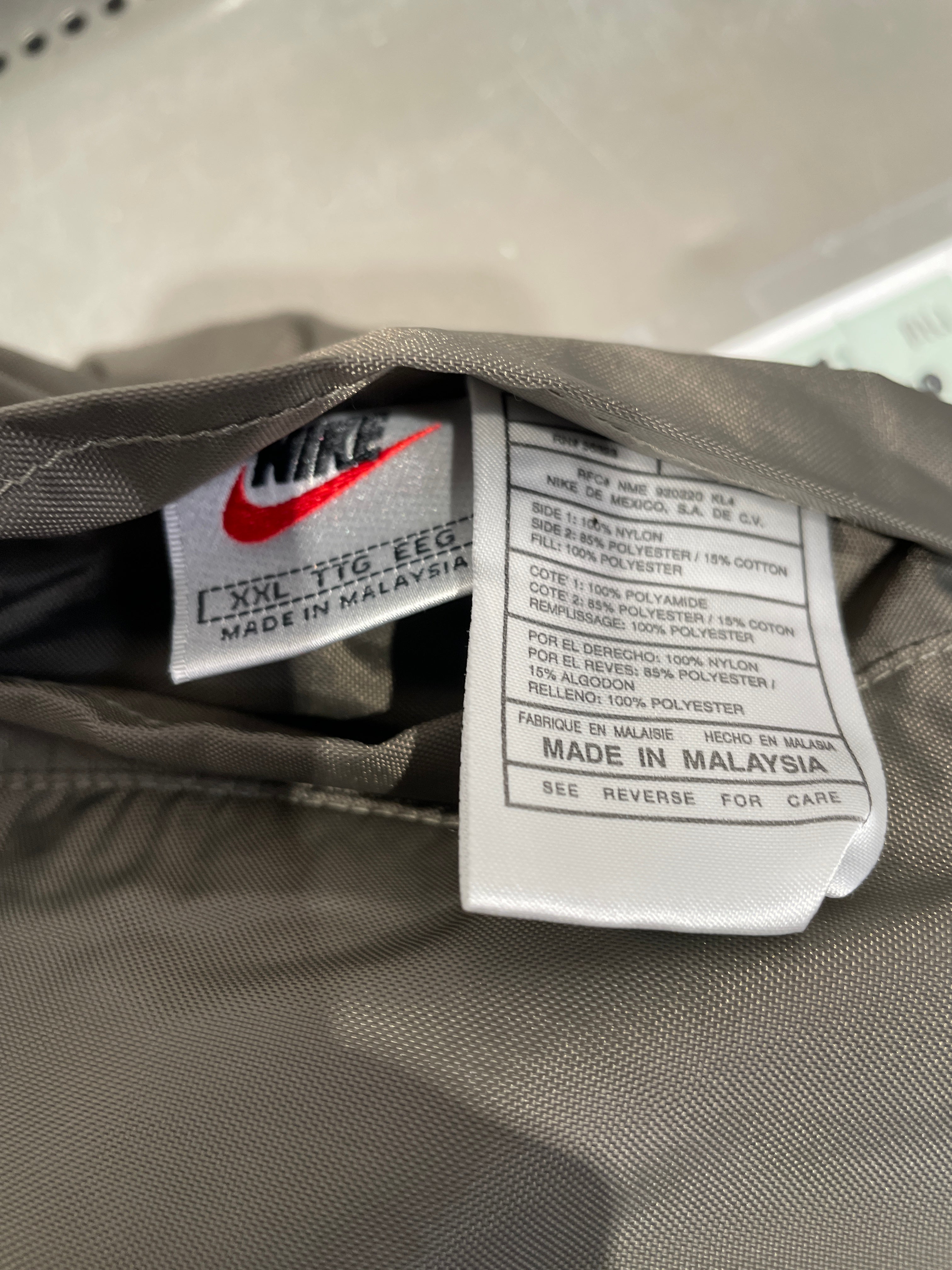 NIKE/Hoodie/XXL/Cotton/GRY/90s Reversible Hoodie Jacket view 3