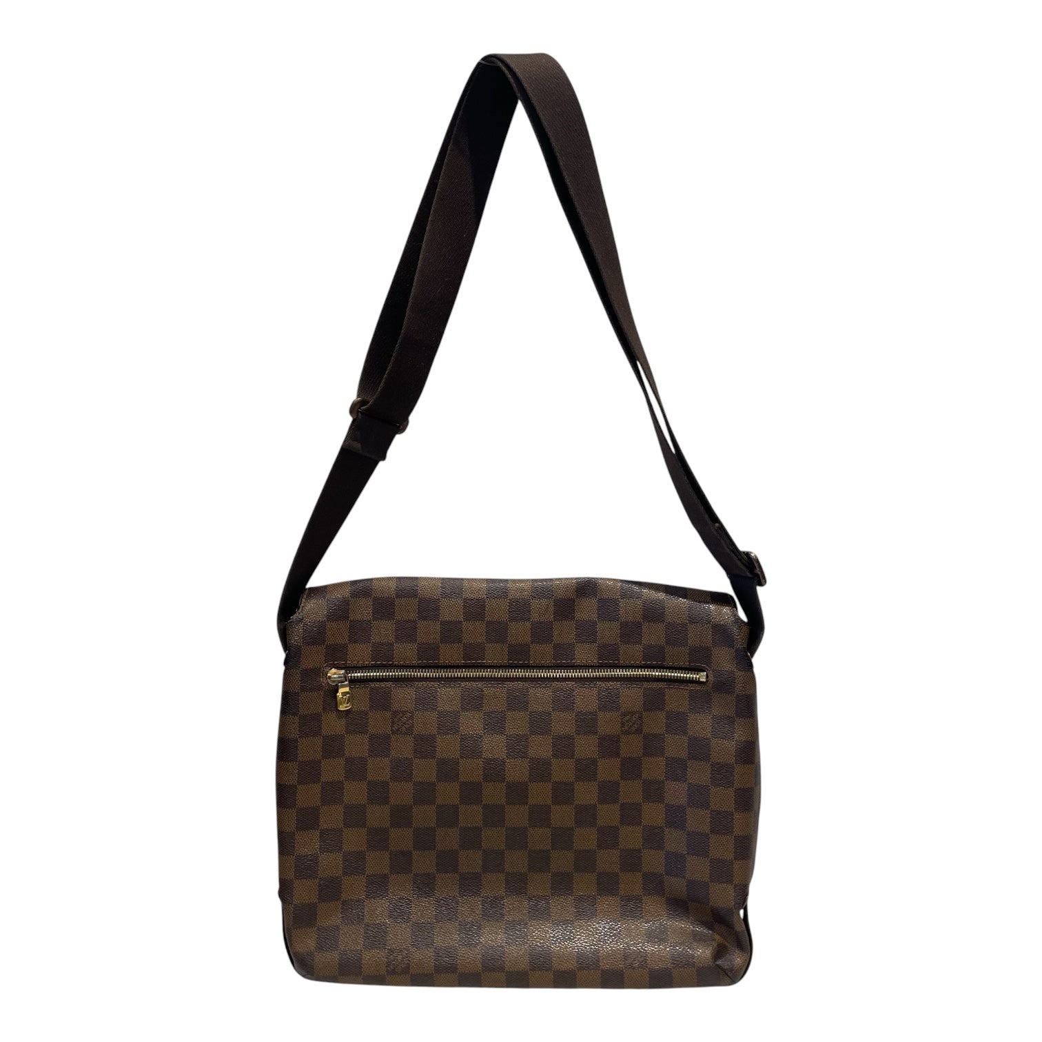 LOUIS VUITTON/Cross Body Bag/Leather/BRW/LV Damier Ebene Messenger Bag view 2