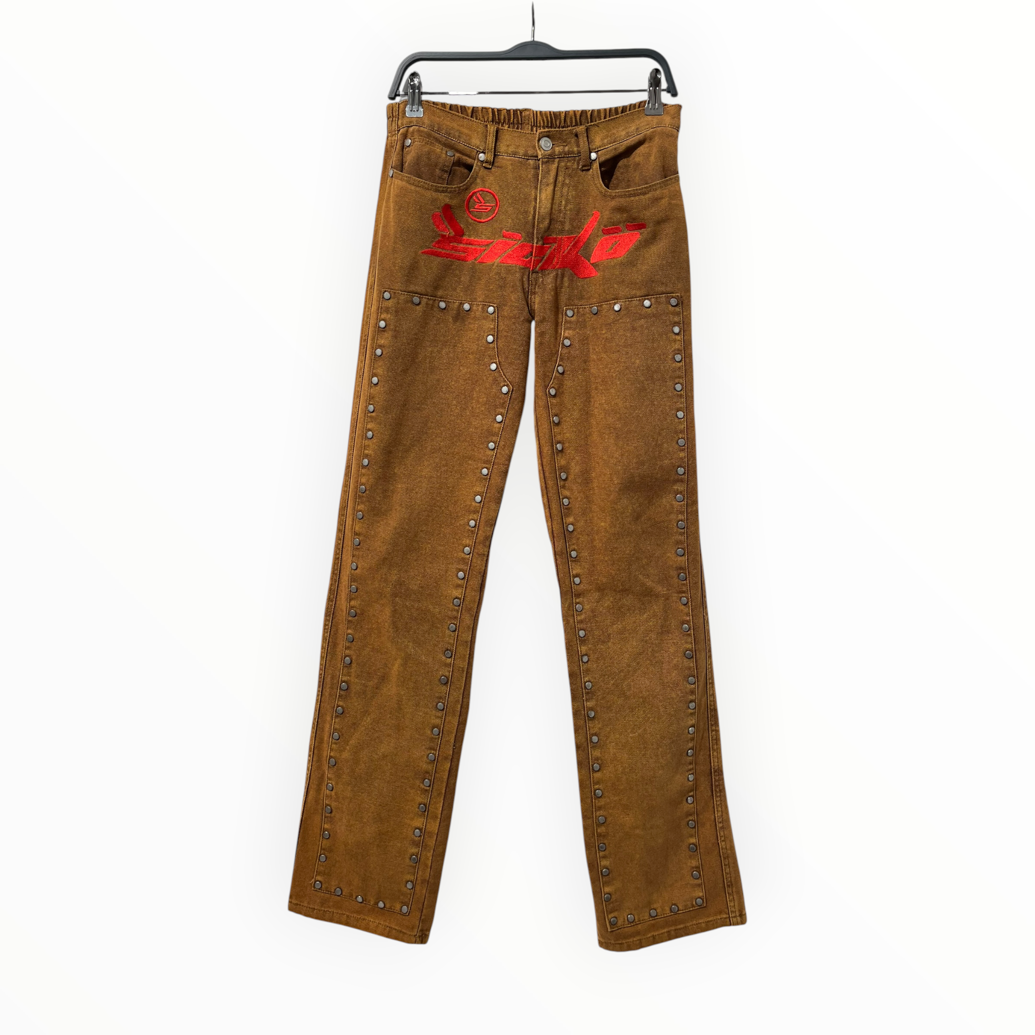 sicko/Straight Pants/L/Denim/ORN/STUDDED DETAIL/RED LOGO view 1