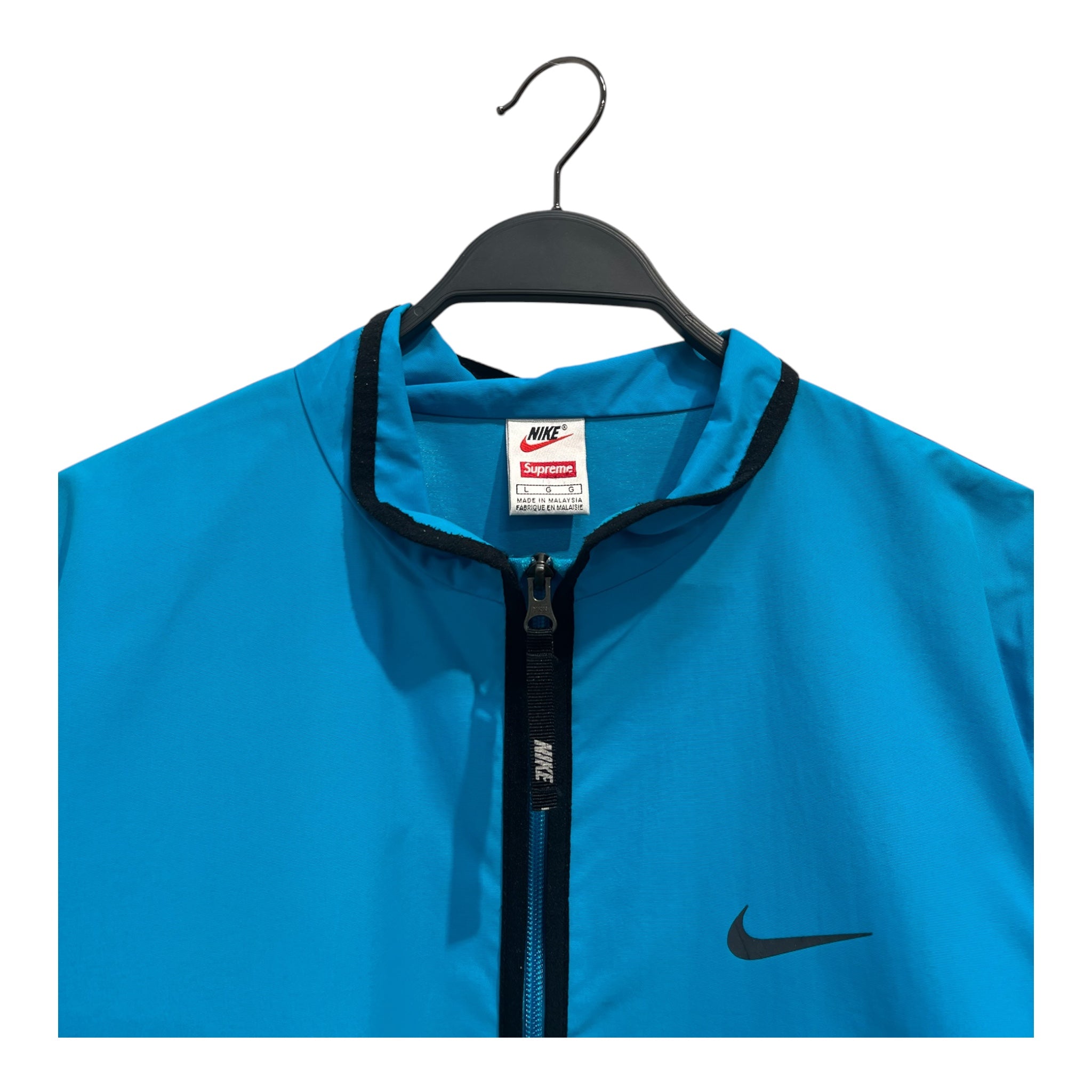 Supreme/NIKE/Windbreaker/L/Nylon/BLU/MESH BACK POCKET view 3