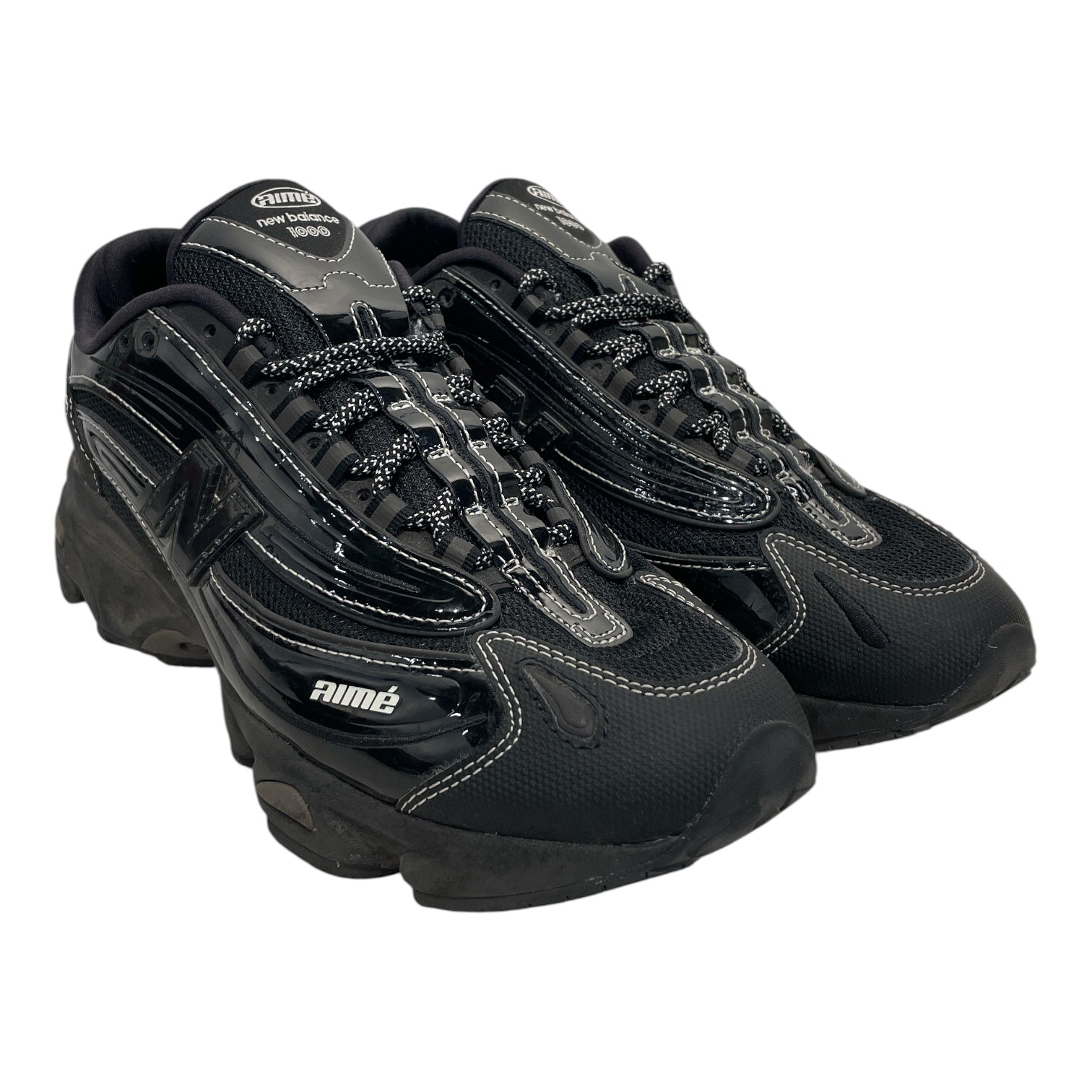NEW BALANCE/AIME LEON DORE/Low-Sneakers/US 9.5/BLK/N1000 view 1