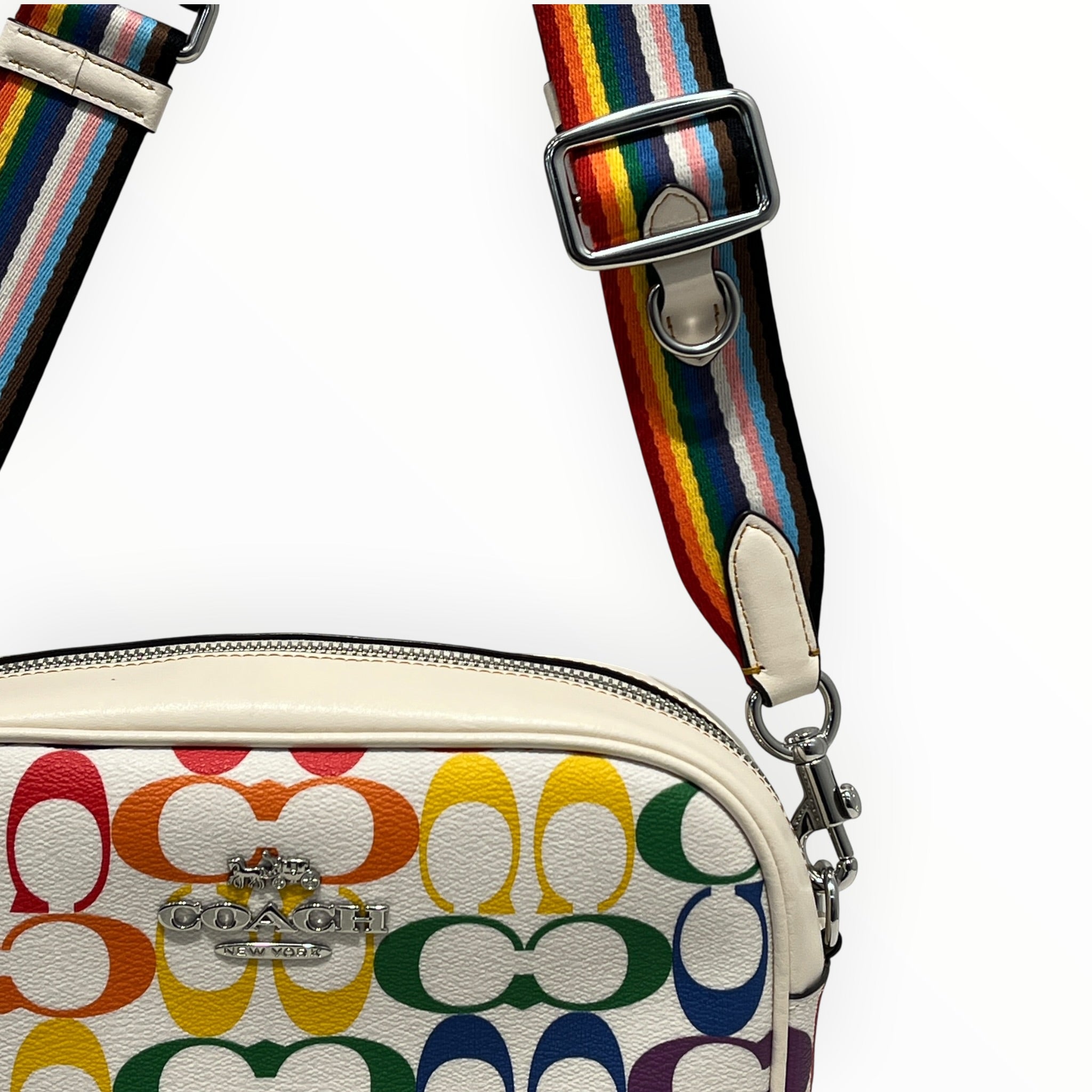 COACH/Cross Body Bag/Monogram/Leather/MLT/Jamie Signat. Pride Camera Bag view 3