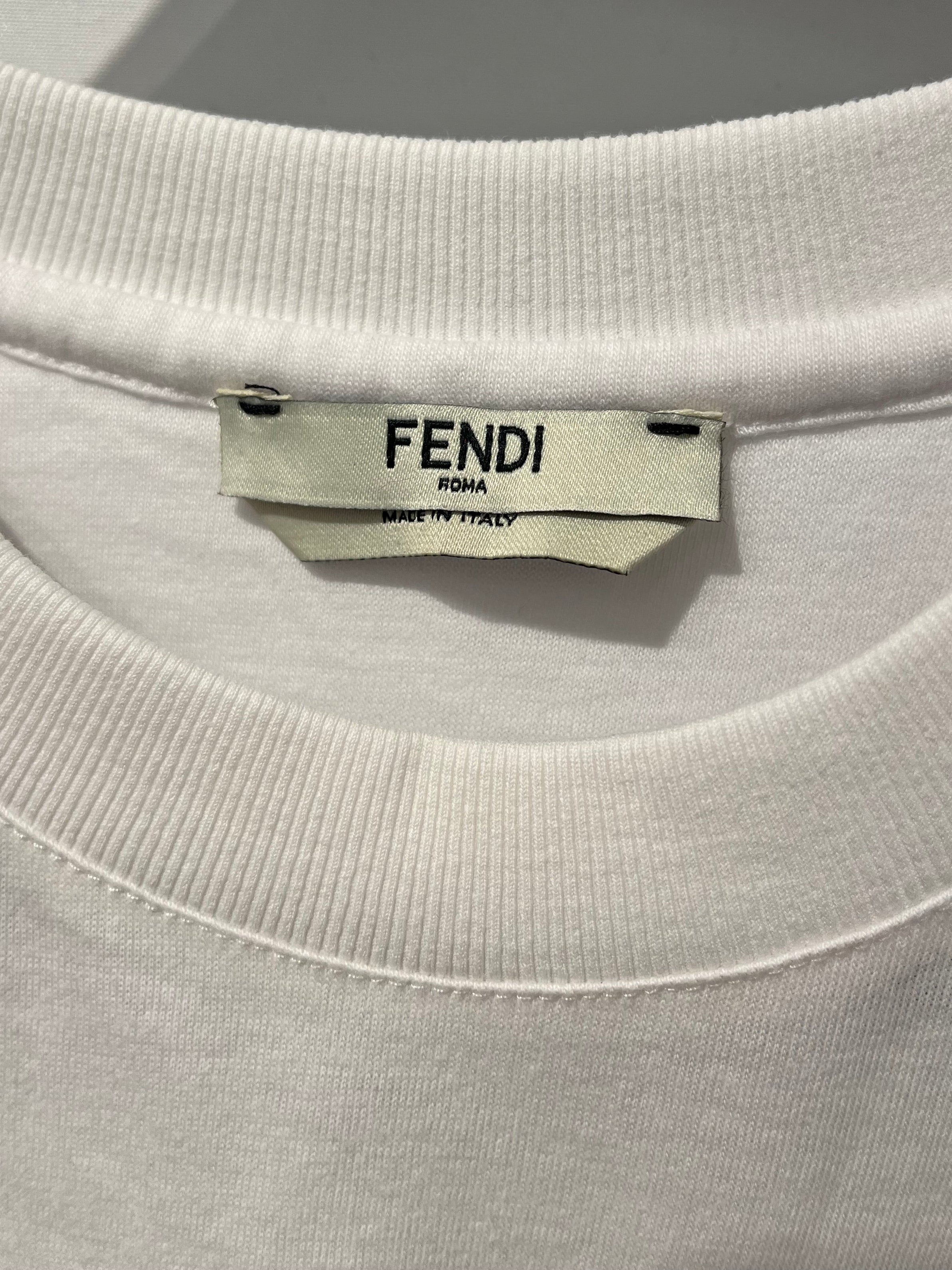 FENDI/T-Shirt/XS/Cotton/Multicolor view 3