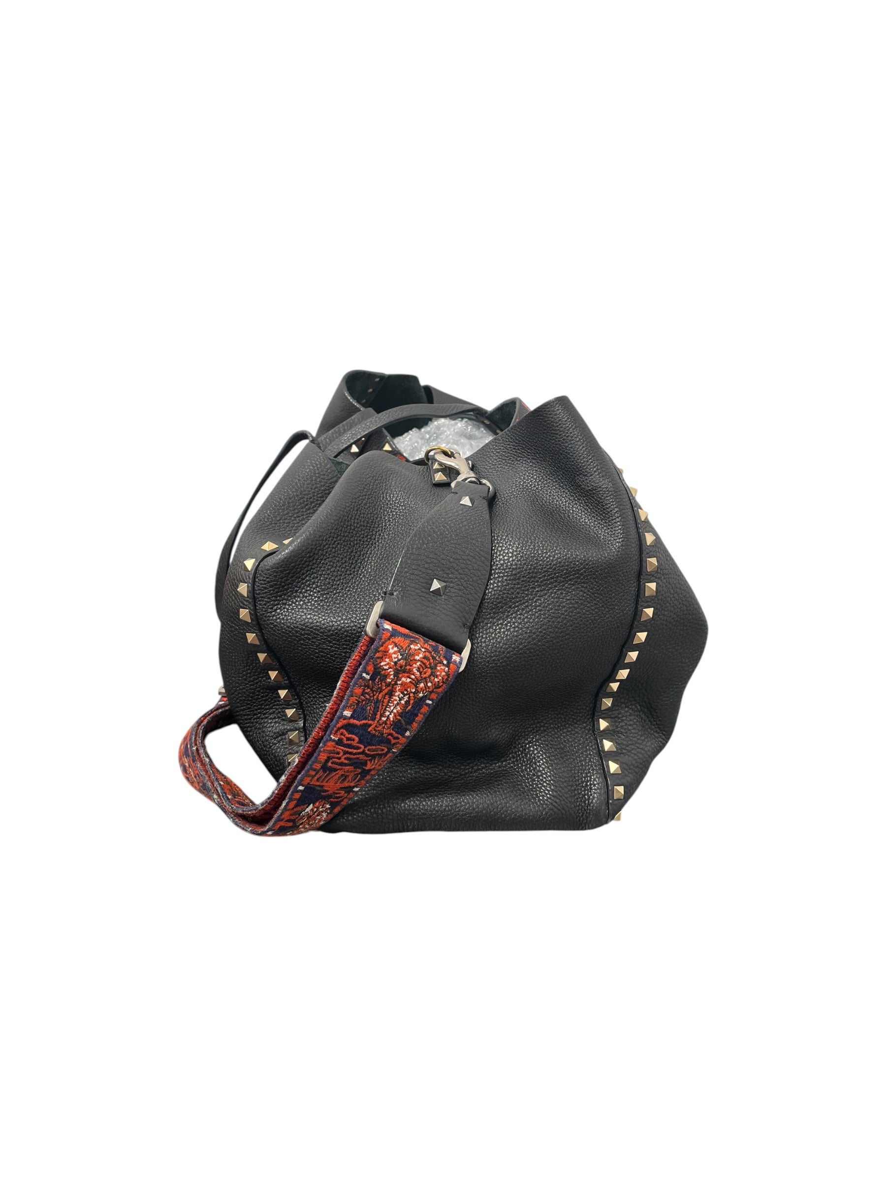 VALENTINO/Tote Bag/Border/Leather/BLK/ROCKSTUD TOTE view 3