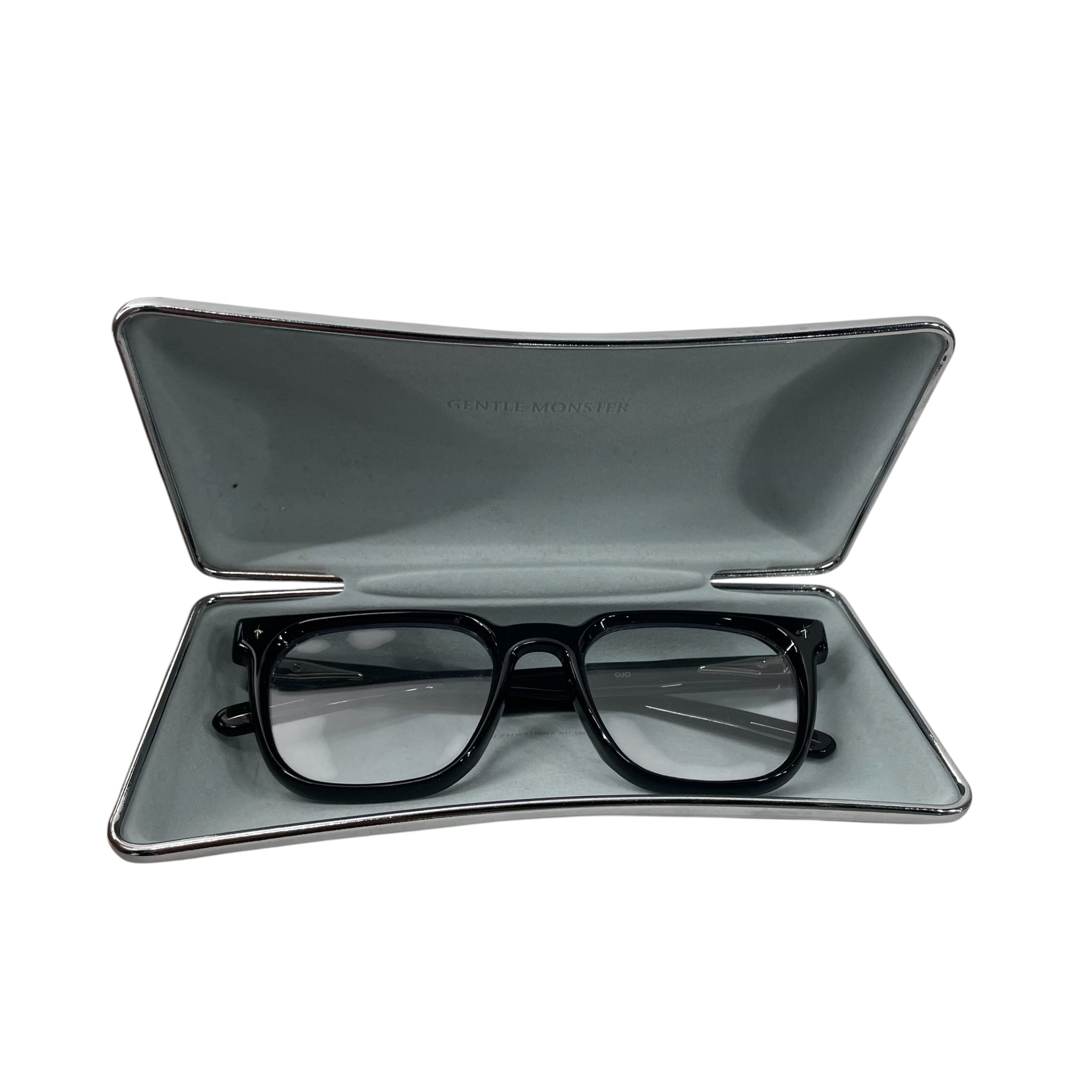 GENTLE MONSTER/Glasses/Plastic/BLK/M's/SQUARE FRAME/OJO 01 view 2